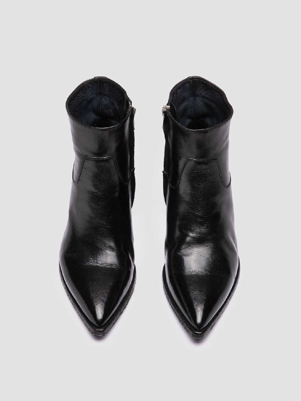 Officine Creative NOELIE DD 102 Stivali con Zip in Pelle Nera Negozio