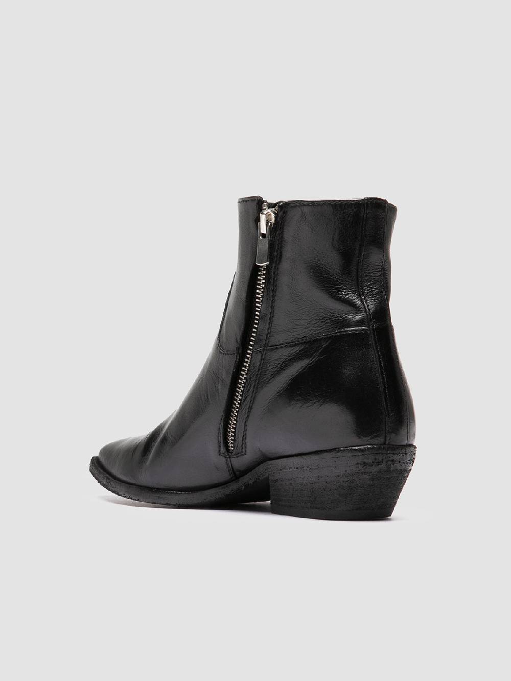 Officine Creative NOELIE DD 102 Stivali con Zip in Pelle Nera Negozio