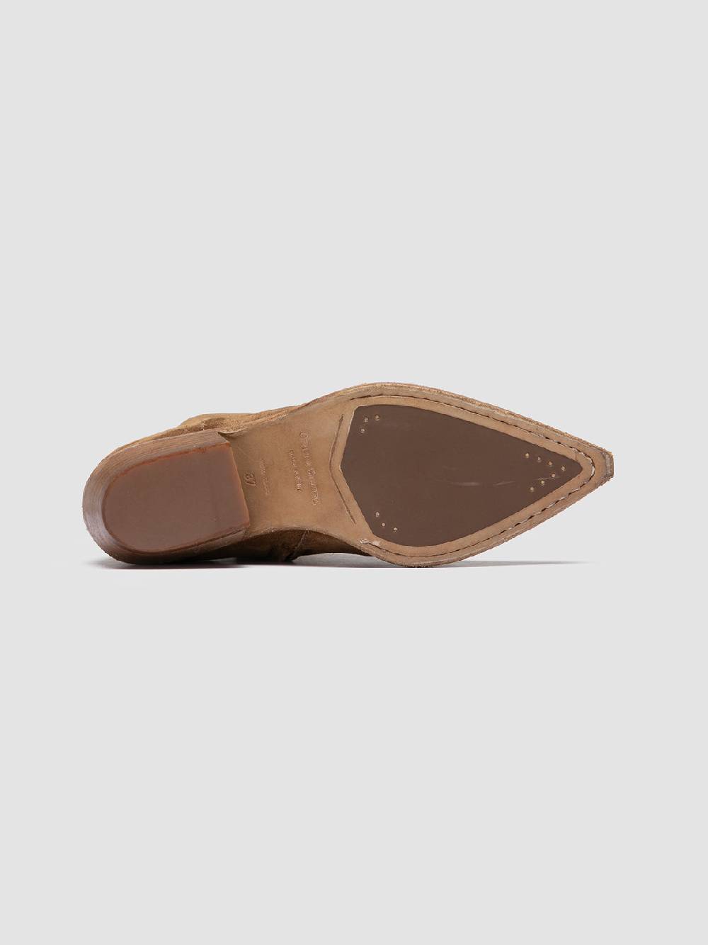 Officine Creative NOELIE DD 102 Stivali con Zip in Pelle Scamosciata Marrone Limitato a 3 giorni