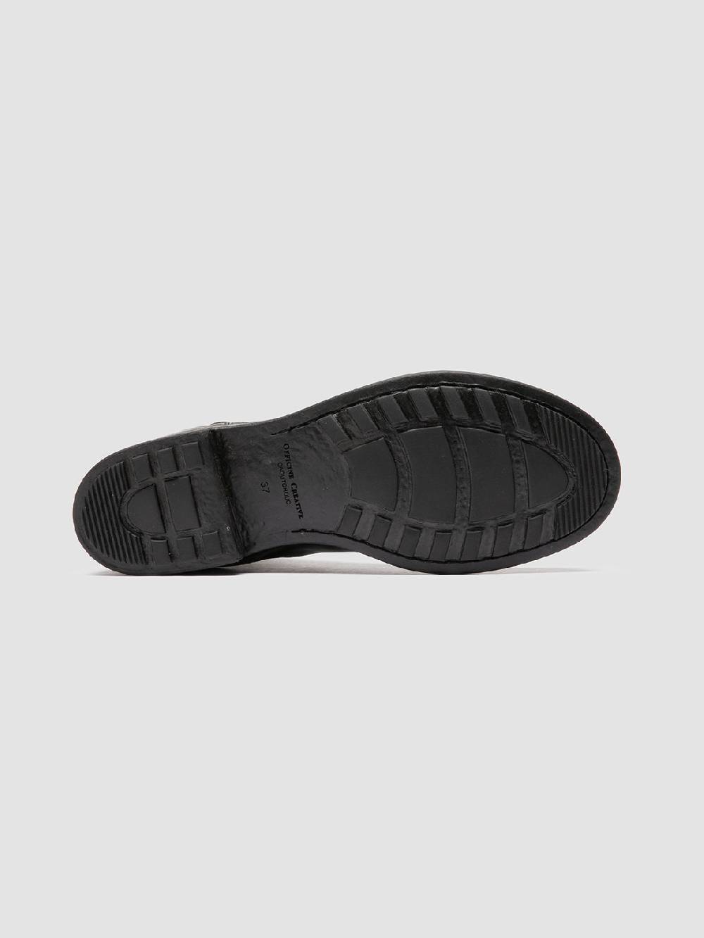 Officine Creative SERGEANT 102 Stivaletti Chelsea in Pelle Nera Italy