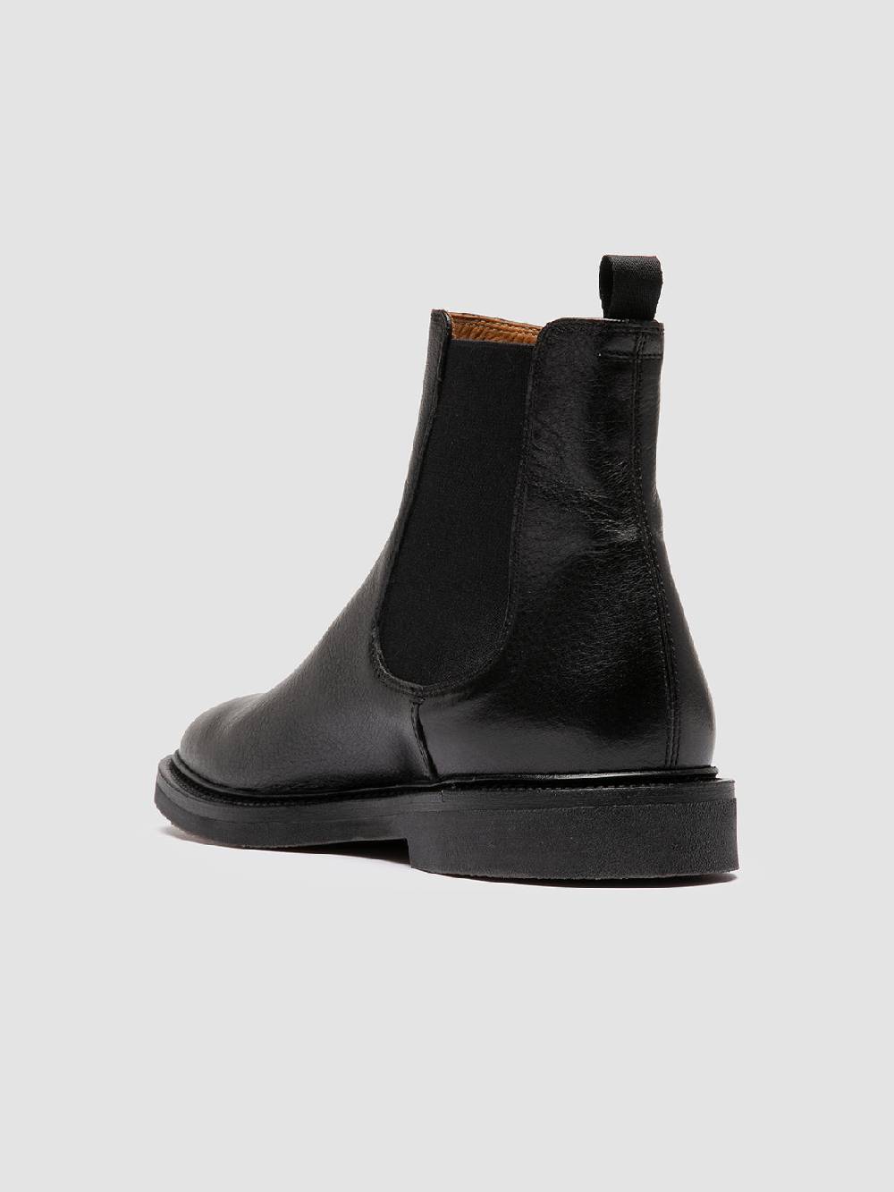 Officine Creative HOPKINS FLEXI 204 Stivaletti Chelsea in Pelle Nera Vendita