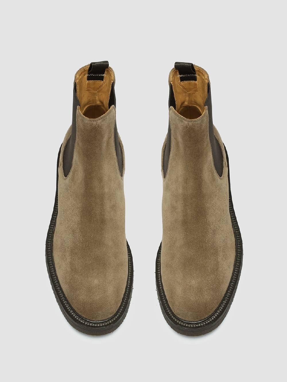 Officine Creative HOPKINS FLEXI 204 Stivali Pull On in Camoscio Tortora Promozione