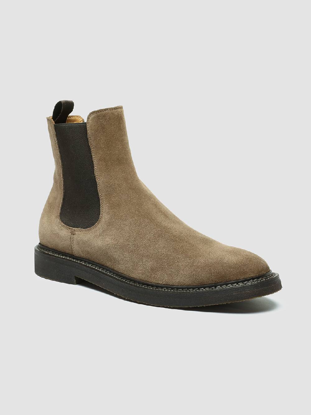 Officine Creative HOPKINS FLEXI 204 Stivali Pull On in Camoscio Tortora Promozione