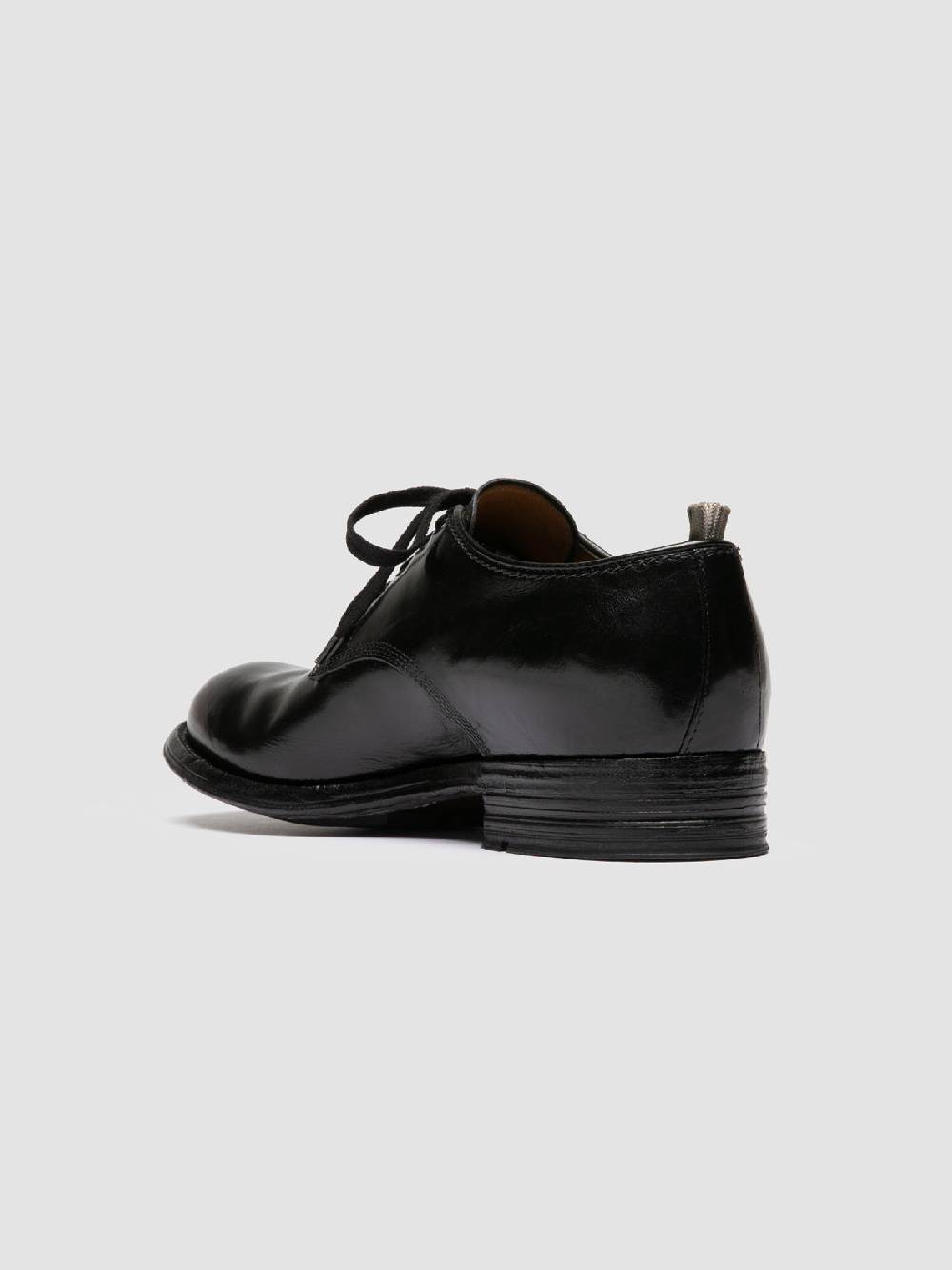 Officine Creative ADMIRAL 001 Derby in Pelle Nera Spedizione Gratuita