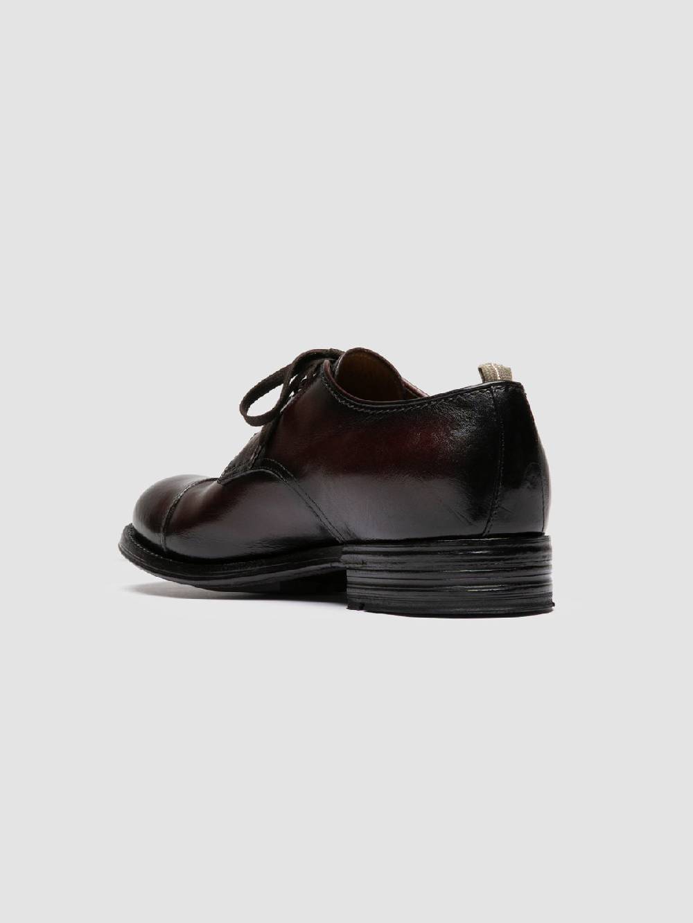 Officine Creative ADMIRAL 002 Derby in Pelle Bordeaux Soddisfazione Garantita
