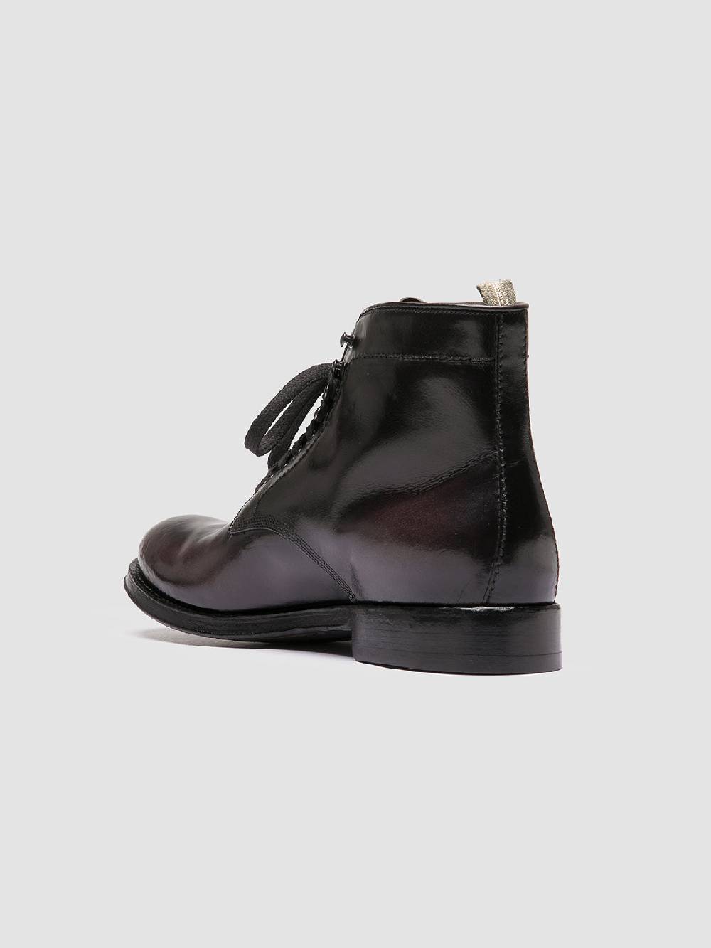 Officine Creative ADMIRAL 004 Stivali Stringati in Pelle Grigia Qualità Garantita