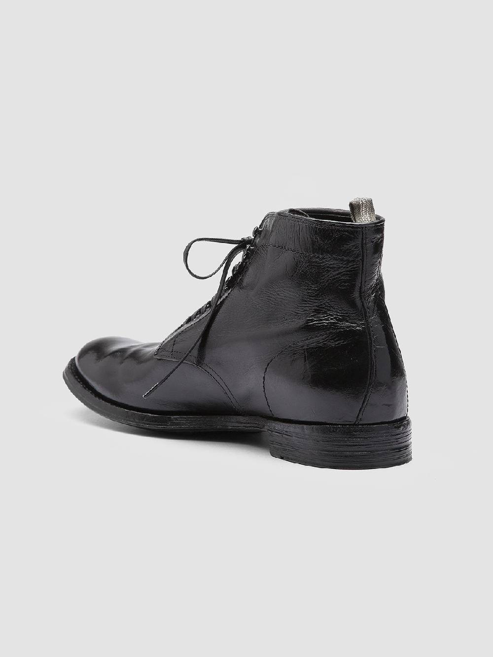 Officine Creative ANATOMIA 013 Stivaletti in Pelle Nera Shopping Online