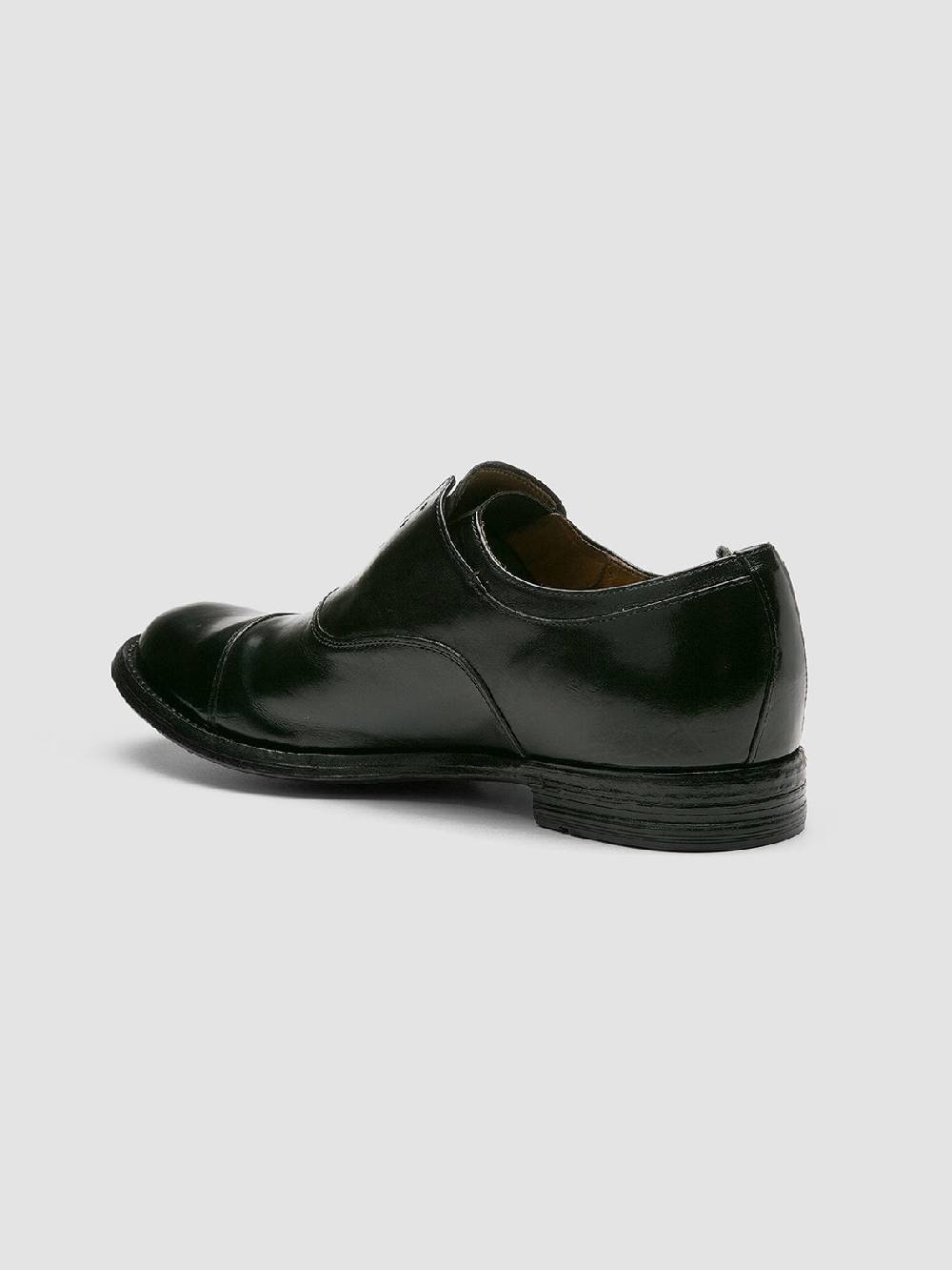 Officine Creative ANATOMIA 015 Black Leather Oxford Shoes Prezzo Ridotto