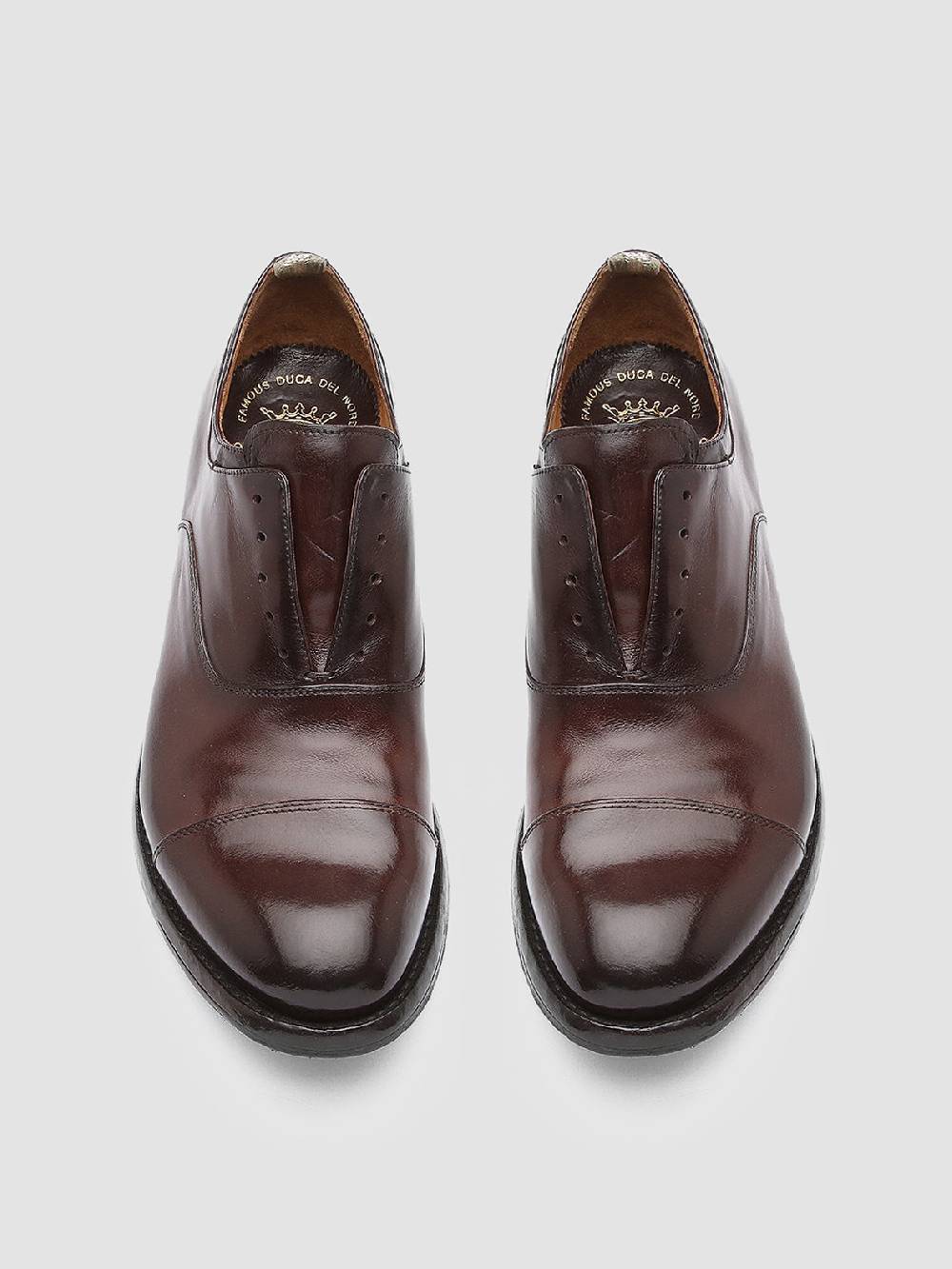 Officine Creative ANATOMIA 015 Oxford in Pelle Marrone Sottocosto