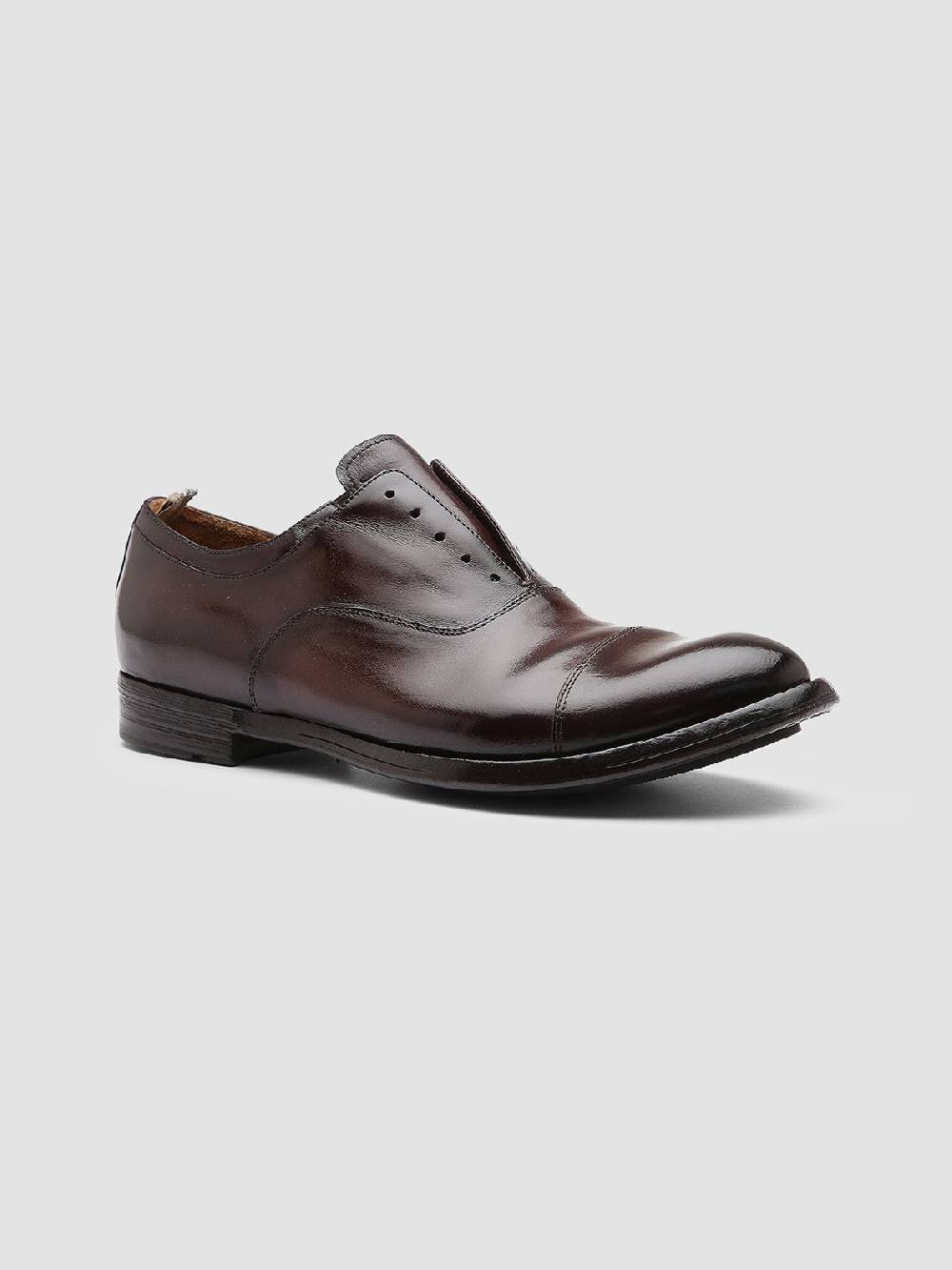 Officine Creative ANATOMIA 015 Oxford in Pelle Marrone Sottocosto