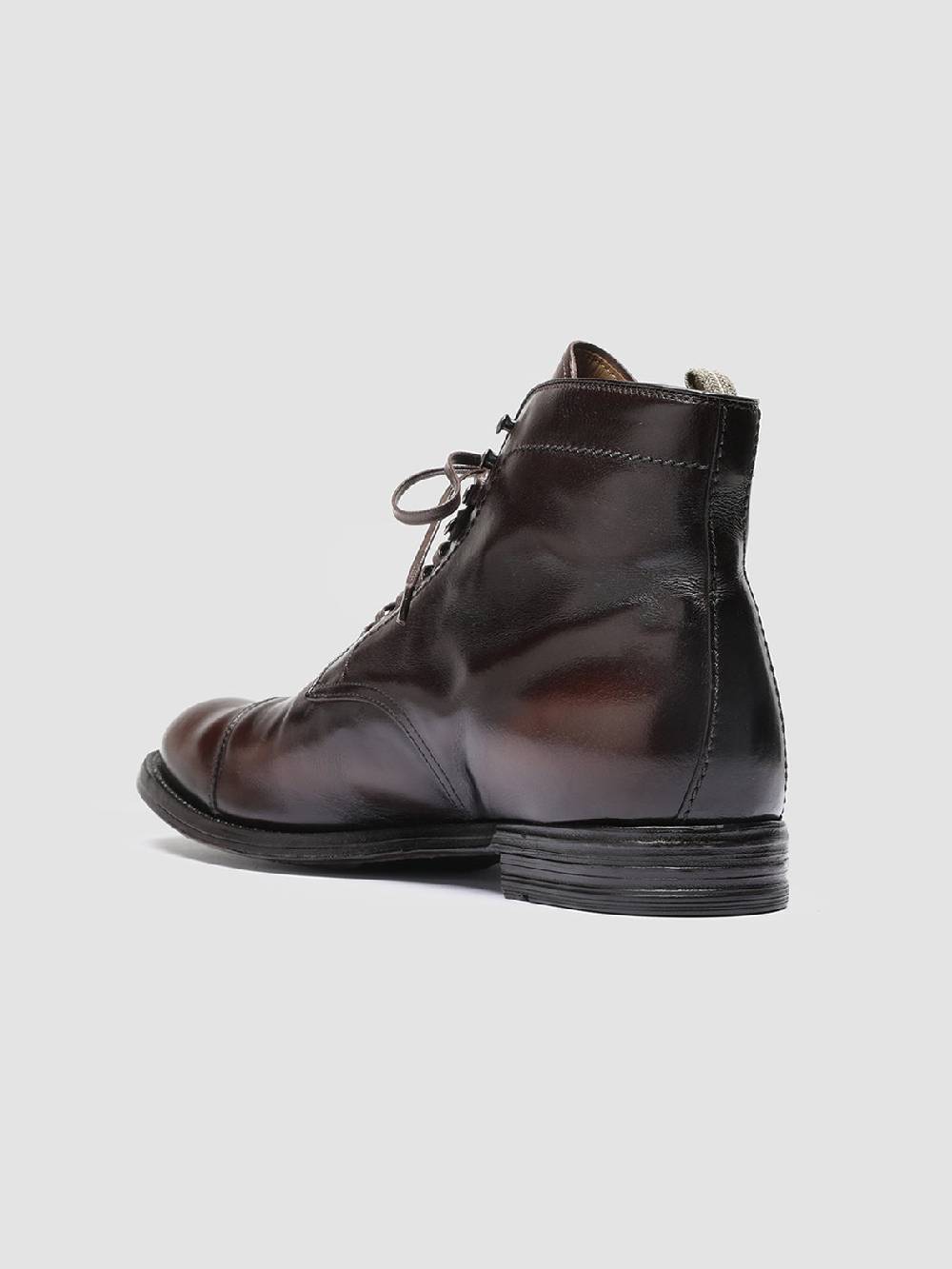 Officine Creative ANATOMIA 016 Stivaletti in Pelle Marrone Presa