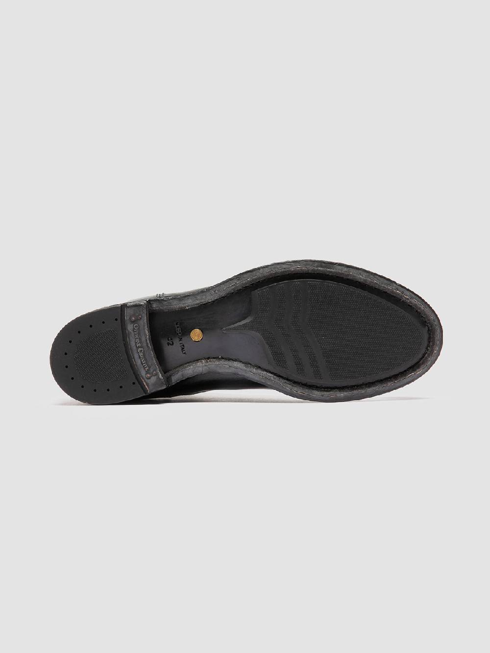 Officine Creative ANATOMIA 083 Stivaletti Chelsea in Pelle Nera Outlet