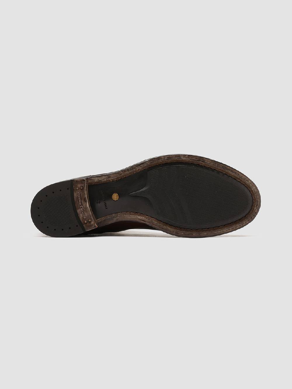 Officine Creative ANATOMIA 083 Stivaletti Chelsea in Pelle Marrone In Vendita
