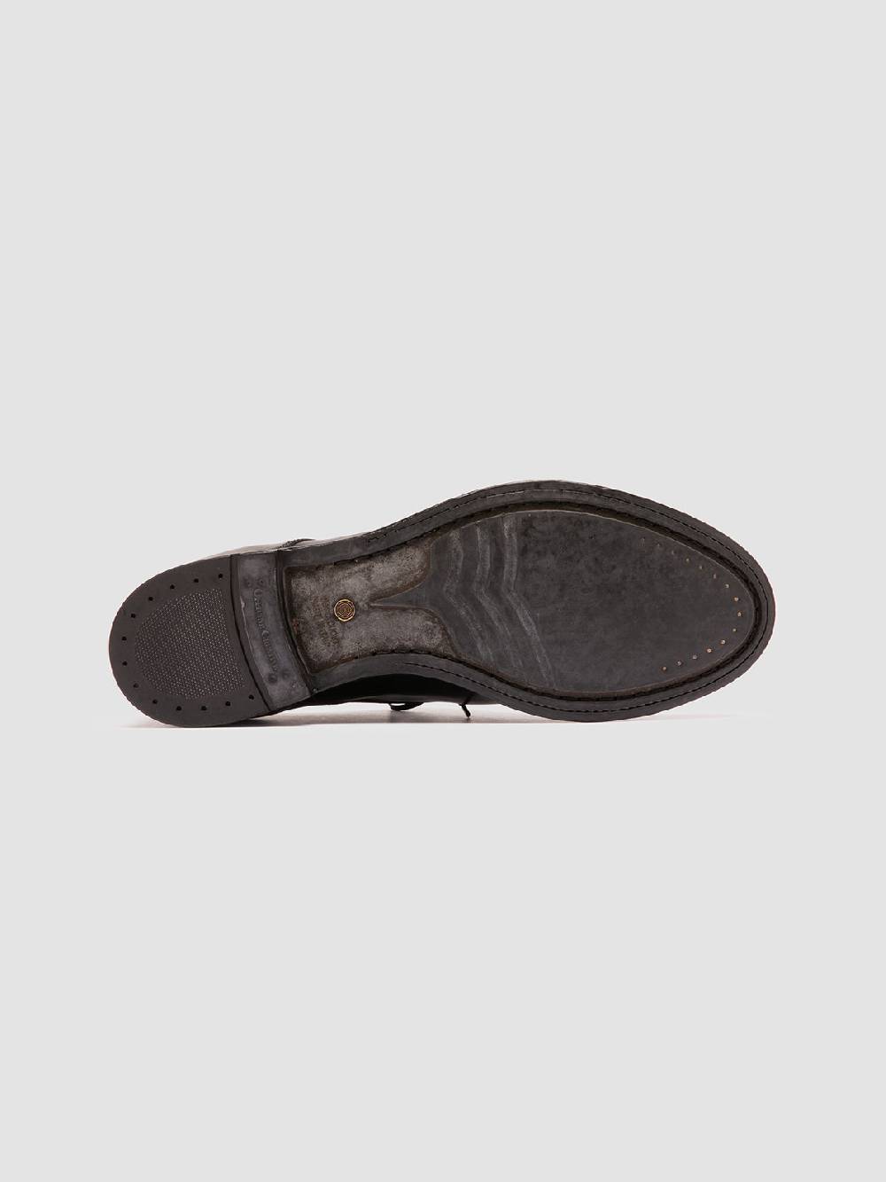 Officine Creative ANATOMIA 87 Scarpe Derby in Pelle Nera Saldi