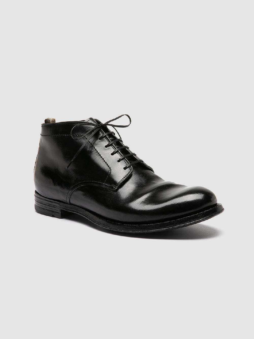 Officine Creative ANATOMIA 88 Stivali Chukka in Pelle Nera Hotsell