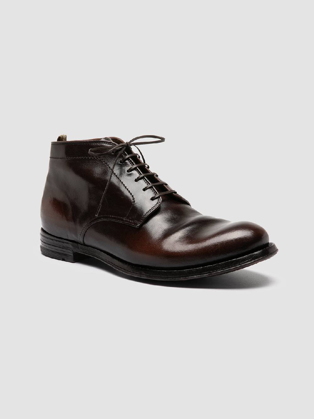 Officine Creative ANATOMIA 88 Stivali Chukka in Pelle Marrone Vendita Calda