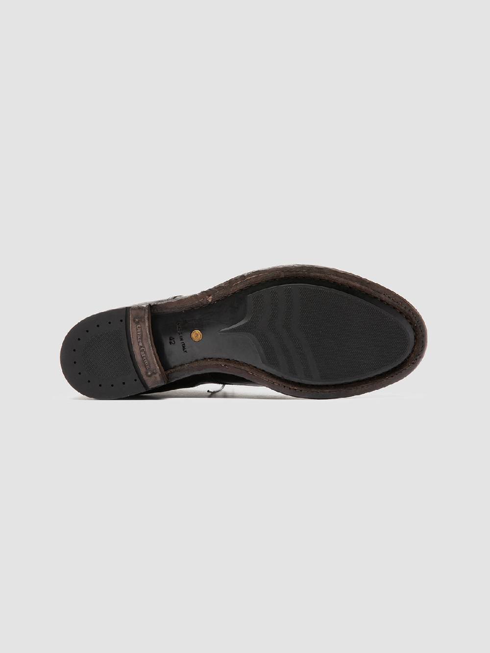 Officine Creative ANATOMIA 88 Stivali Chukka in Pelle Marrone Vendita Calda