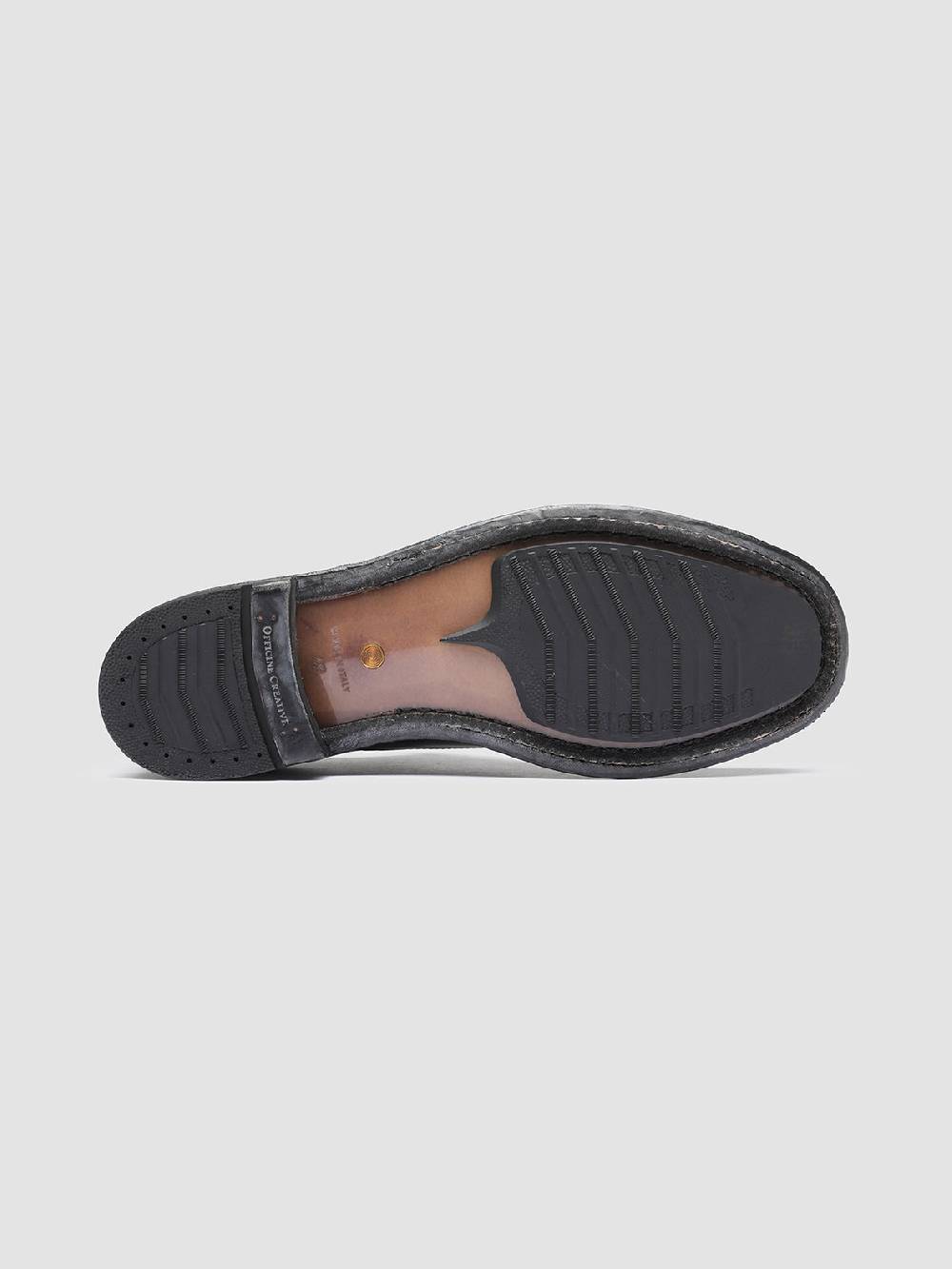 Officine Creative BALANCE 006 Oxford in Pelle Nera Vendita Economica