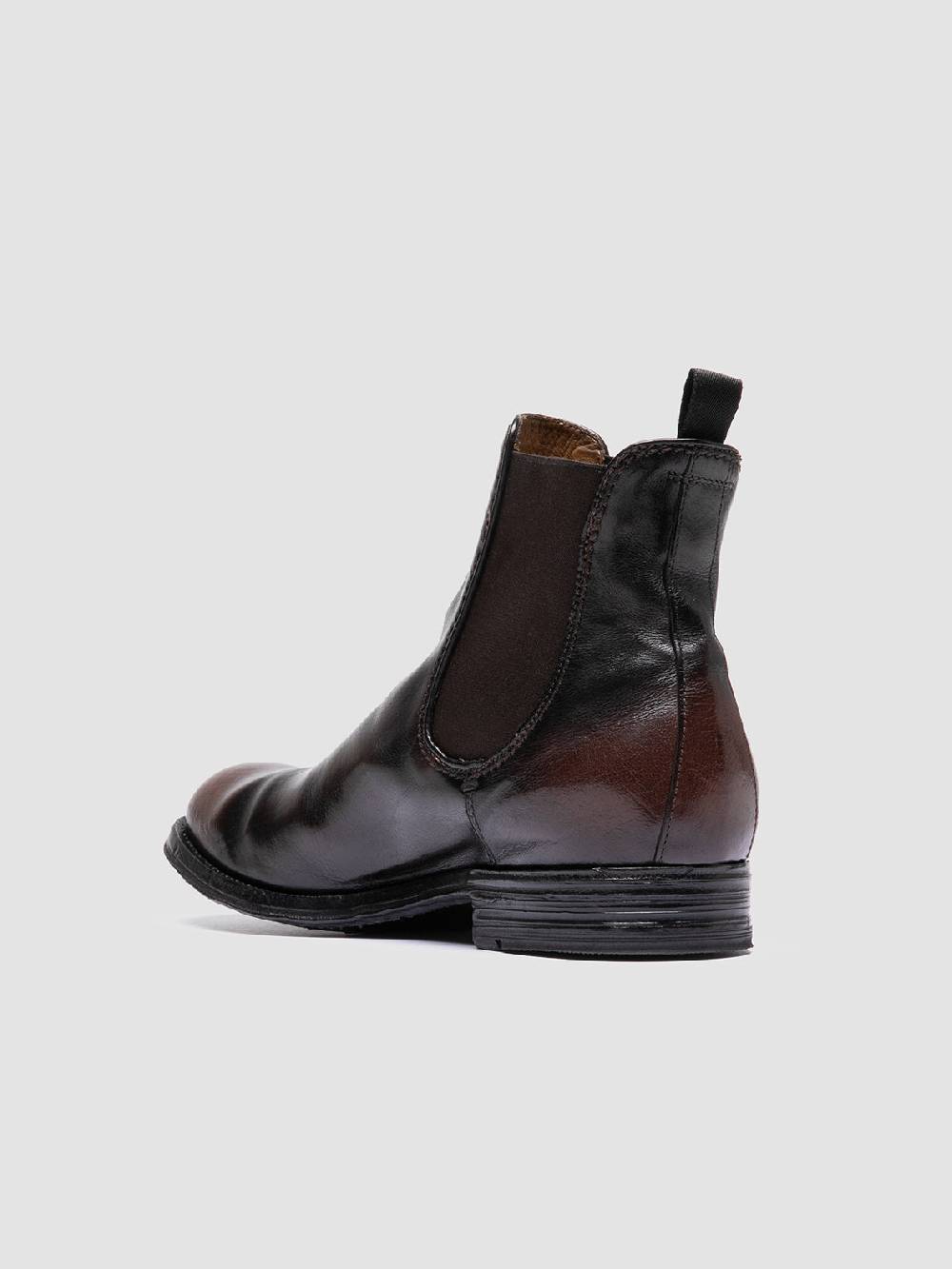 Officine Creative BALANCE 008 Brown Leather Chelsea Boots Vendite Flash