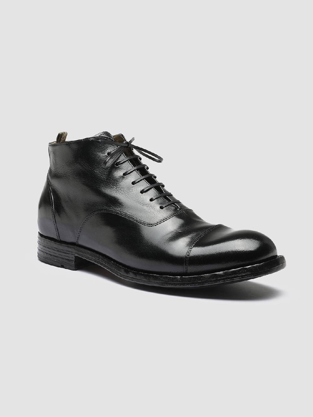 Officine Creative BALANCE 009 Stivaletti in Pelle Nera Negozio