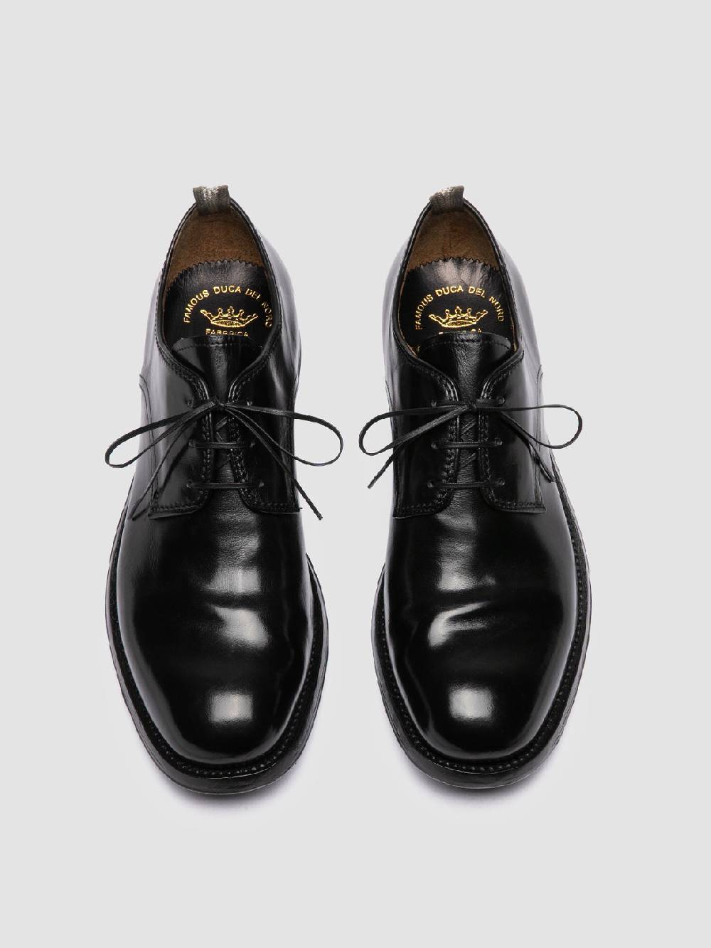Officine Creative BALANCE 019 Derby in Pelle Nera In Saldo