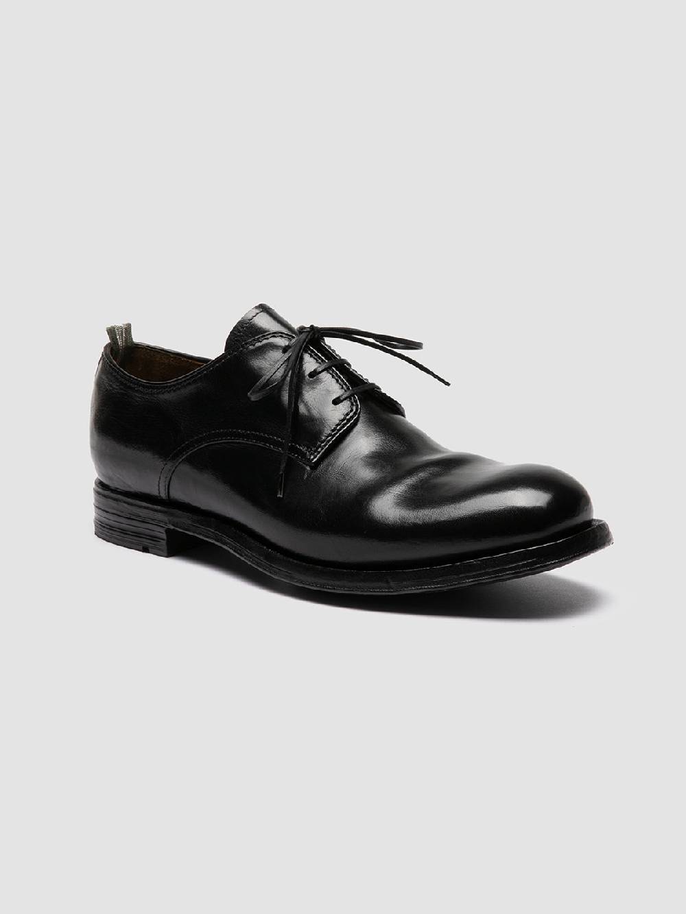 Officine Creative BALANCE 019 Derby in Pelle Nera In Saldo