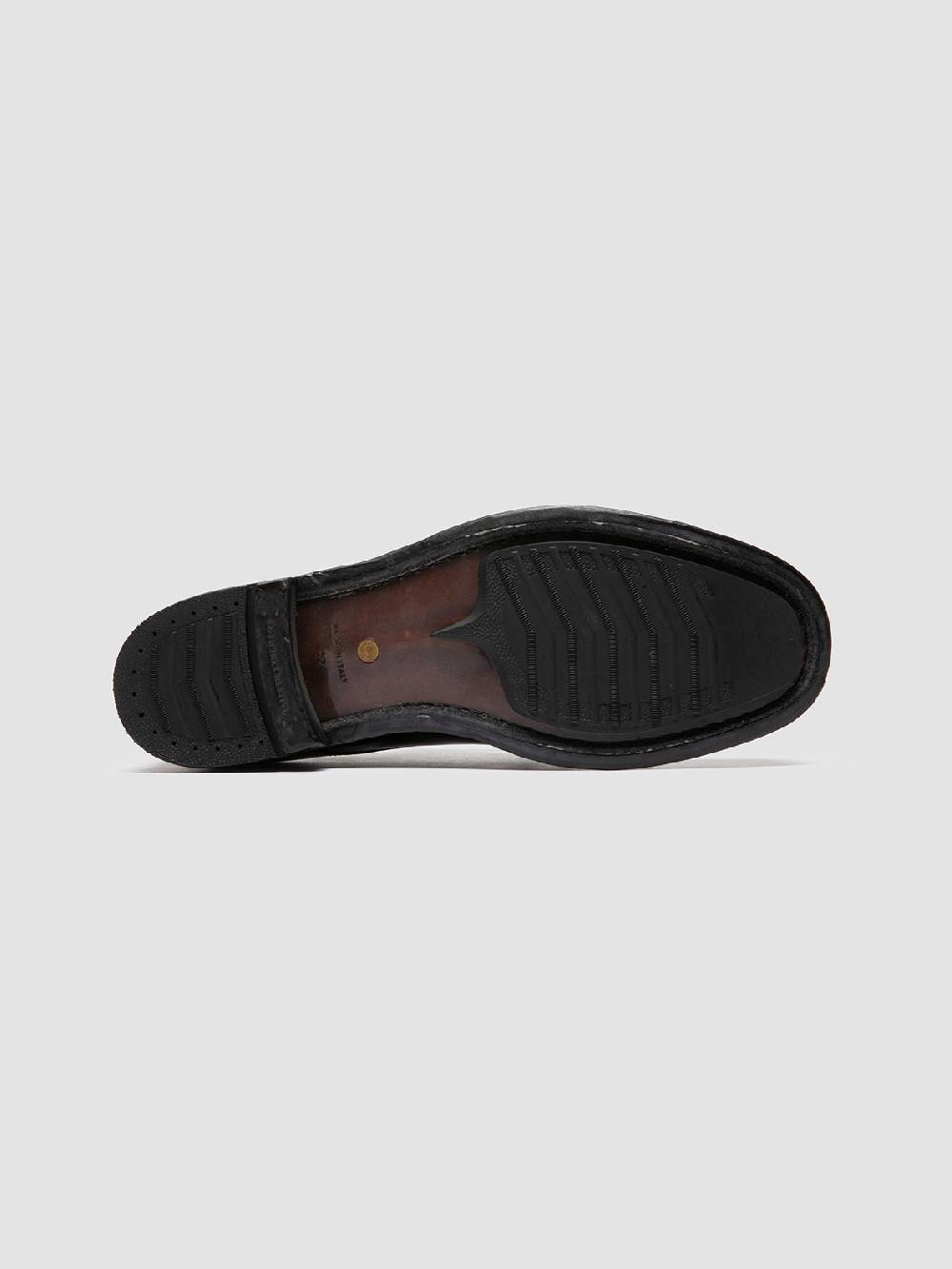 Officine Creative BALANCE 019 Derby in Pelle Nera In Saldo