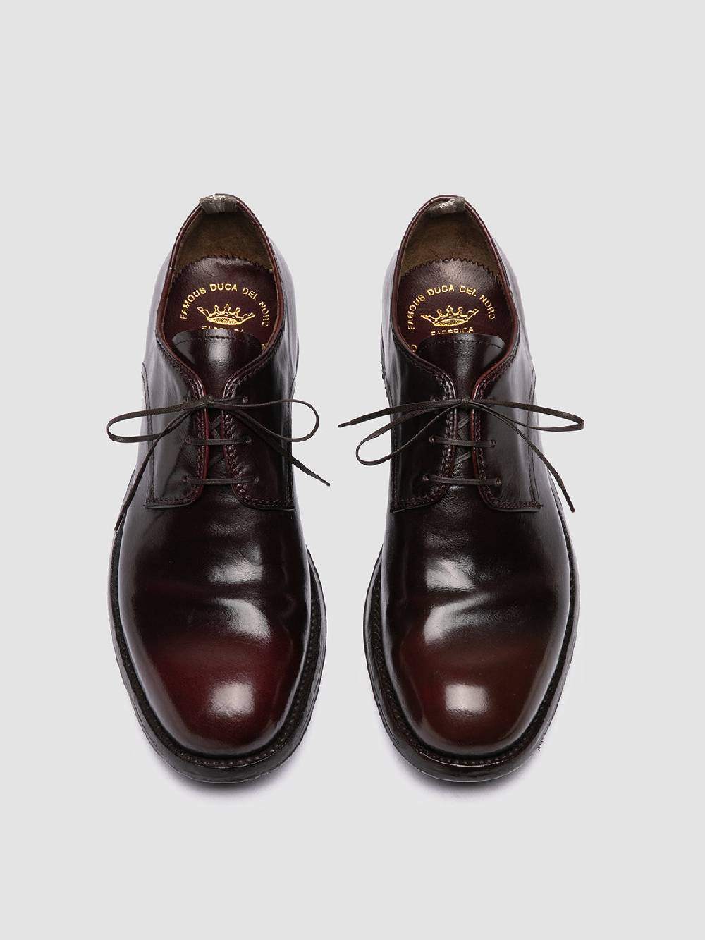 Officine Creative BALANCE 019 Derby in Pelle Bordeaux Italy