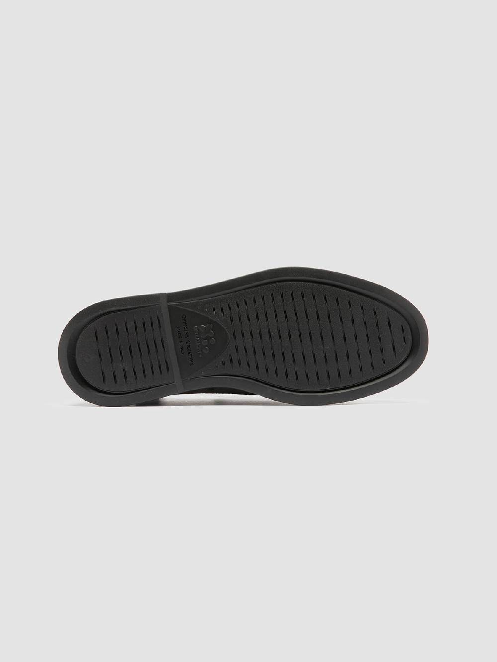Officine Creative BONES 010 Stivali Chukka in Pelle Scamosciata Blu Spedizione Gratuita