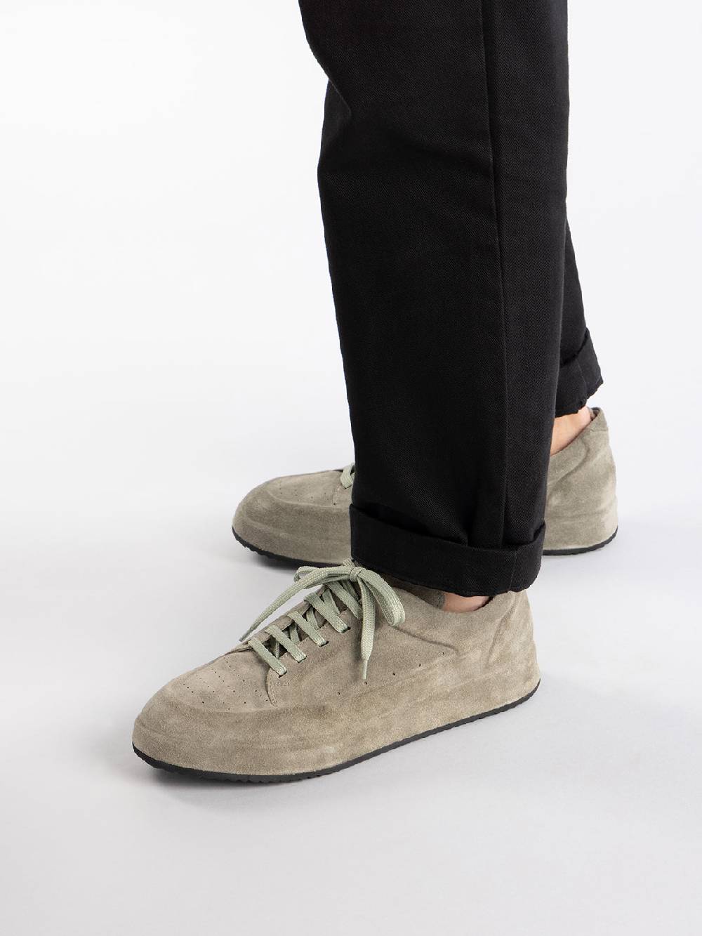 Officine Creative ACE 016 Sneaker in Pelle Scamosciata Blu Qualità Garantita