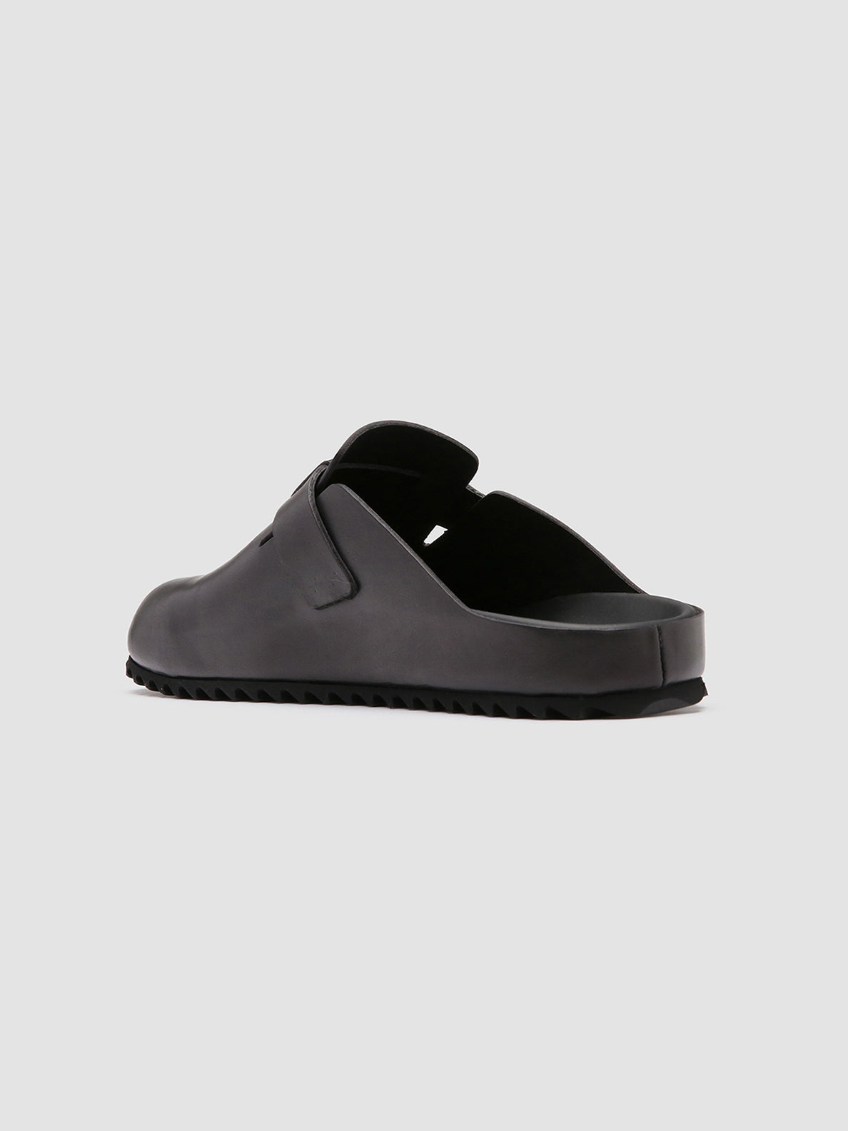 Officine Creative AGORÀ 004 Pantofole in Pelle Nera Shopping Online