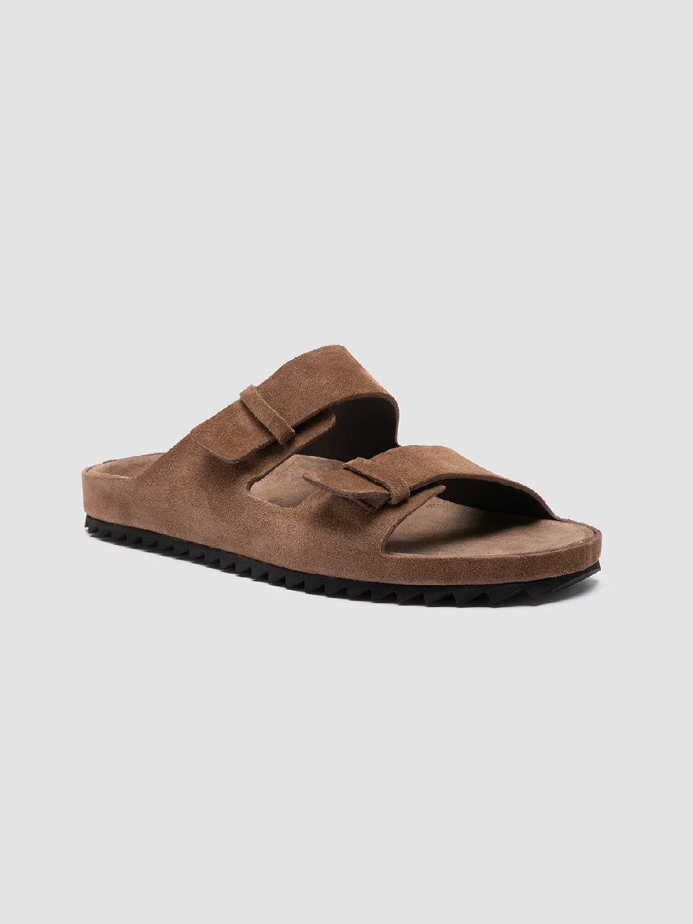 Officine Creative AGORA’ 002 Sandali in pelle scamosciata Marrone Prezzo Ridotto
