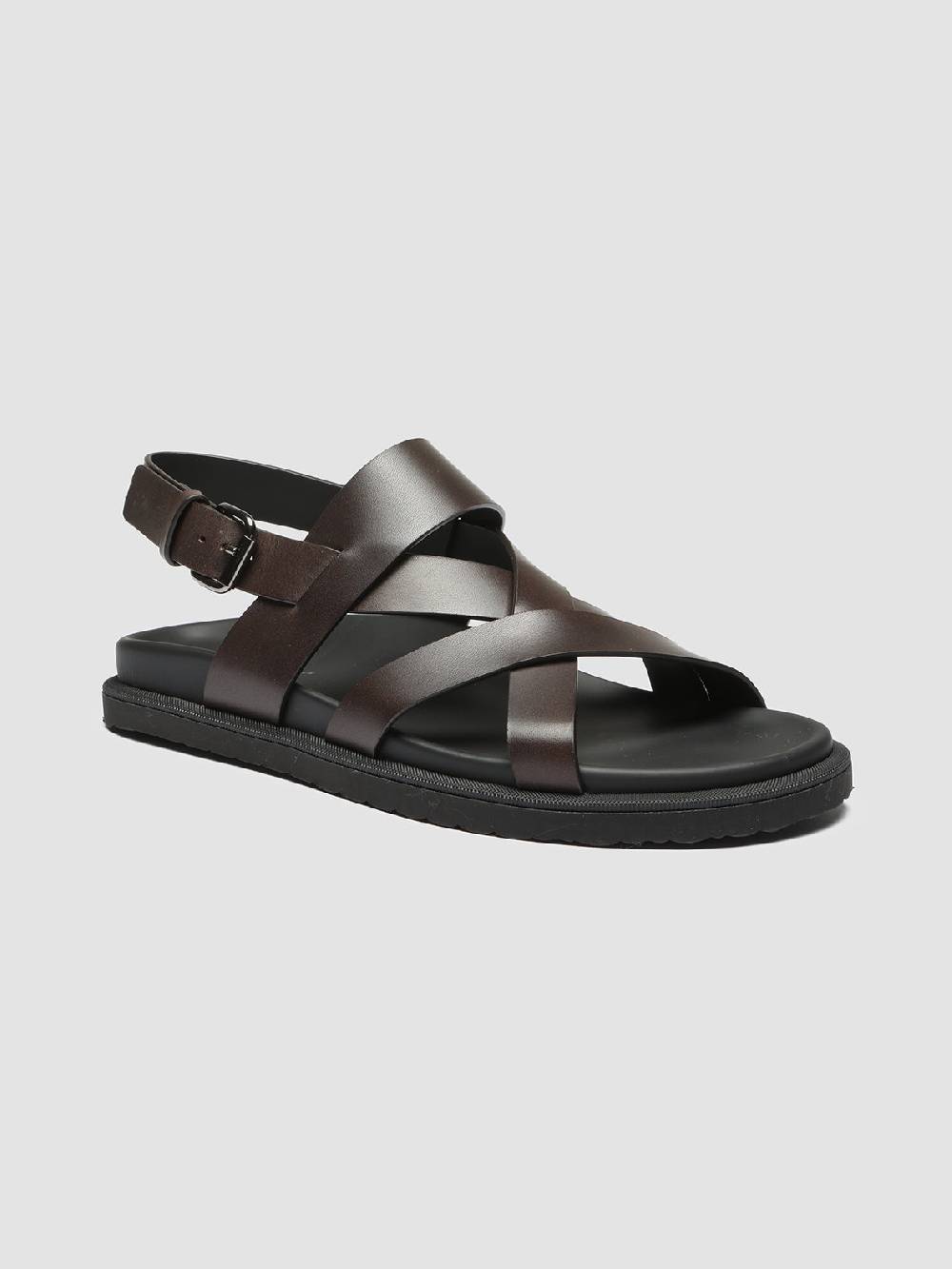 Officine Creative CHARRAT 002 Sandali in Pelle Marrone Novità