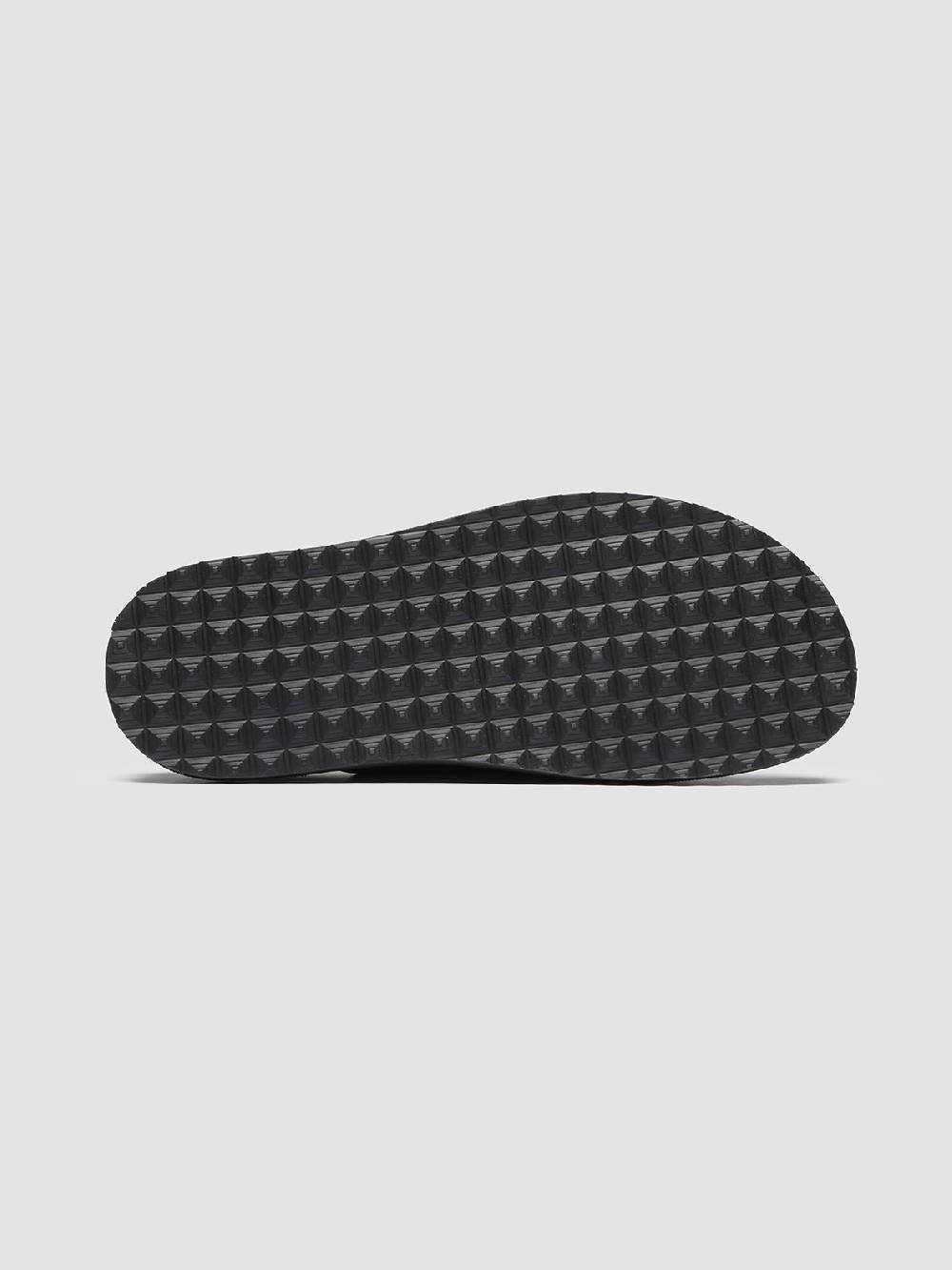 Officine Creative CHARRAT 003 Sandali in Pelle Nera Presa