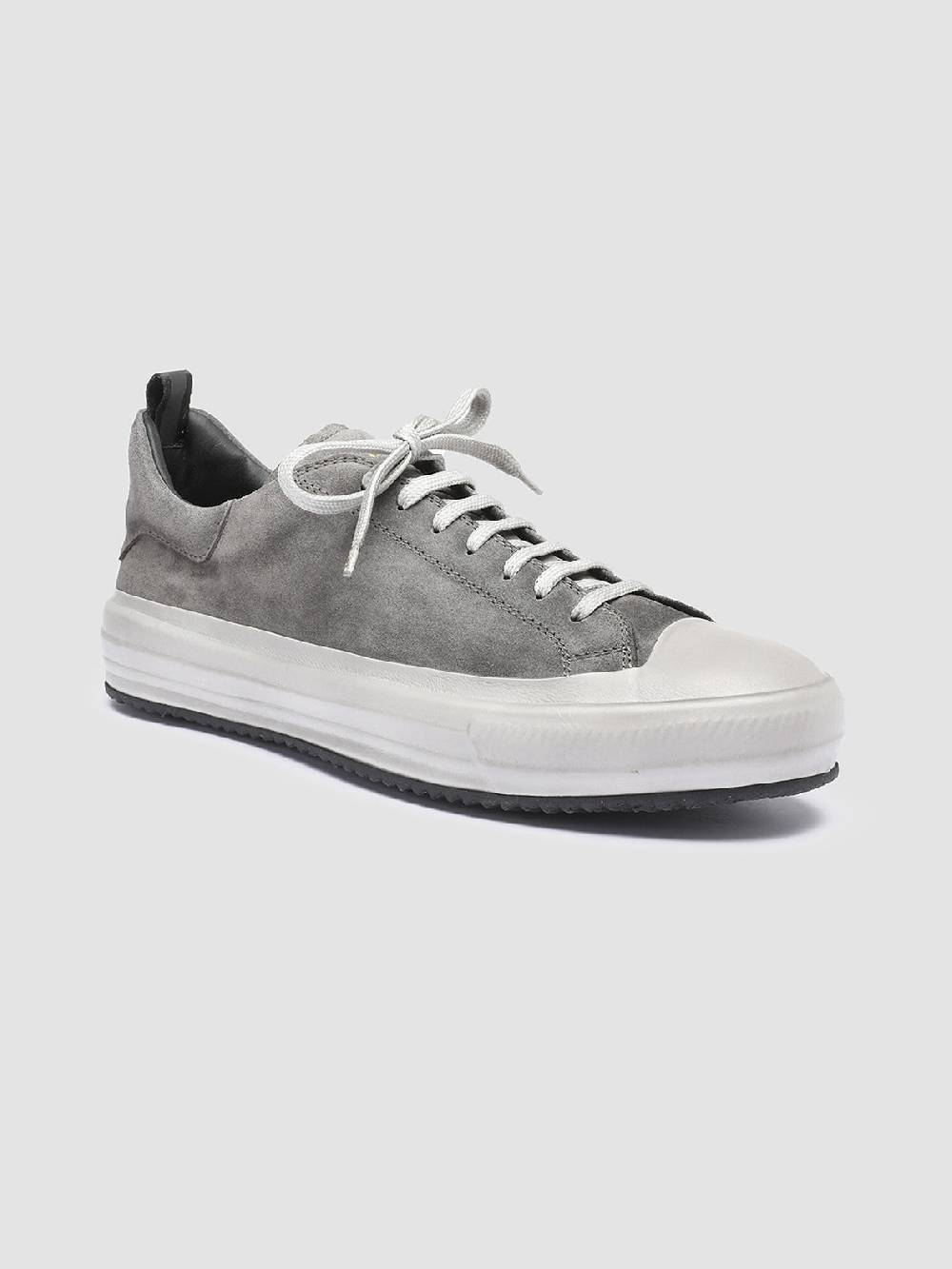 Officine Creative MES 009 Sneakers in Pelle Scamosciata Grigia Vendita Calda