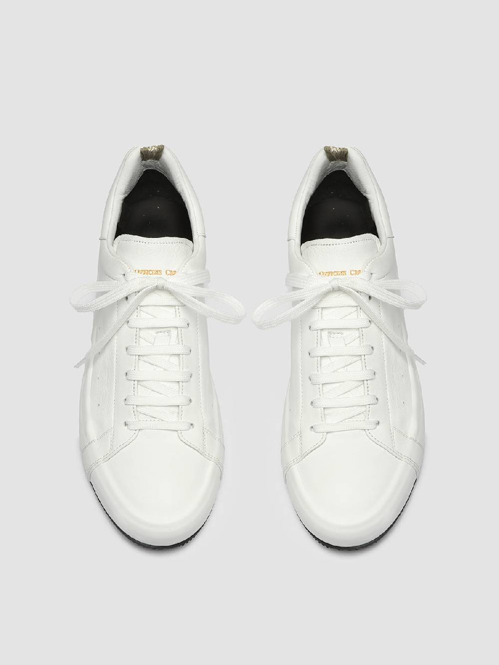 Officine Creative PRIMARY 001 Sneakers in Pelle Bianca Saldi Di Fabbrica