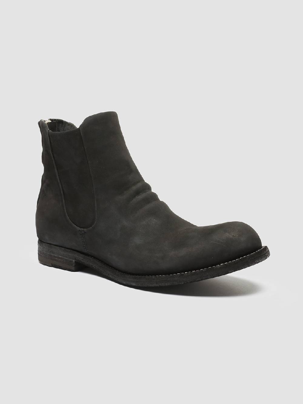 Officine Creative BUBBLE 029 Stivaletti in Pelle Scamosciata Nera In Saldo