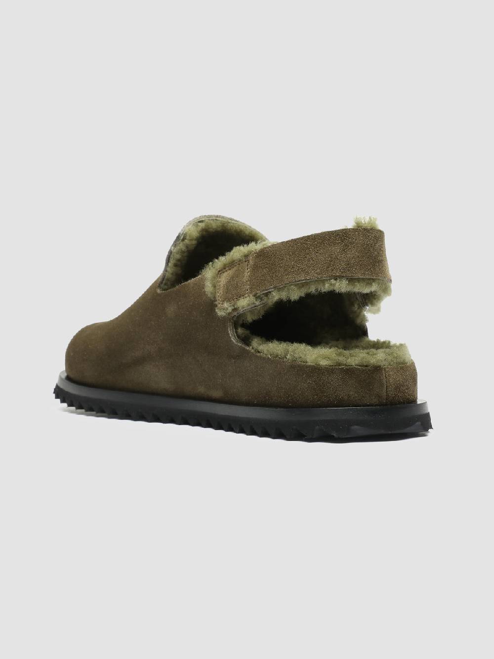 Officine Creative INTROSPECTUS 004 Sandali con Cinturino in Camoscio Verde Italia