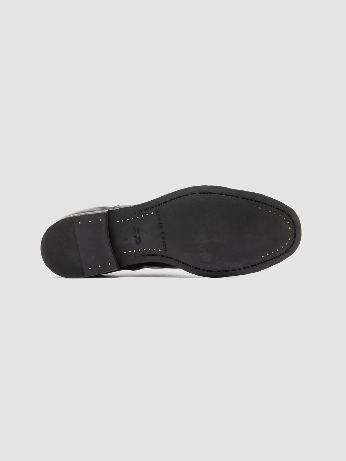 Officine Creative STEREO 001 Oxford in Pelle Nera In Linea