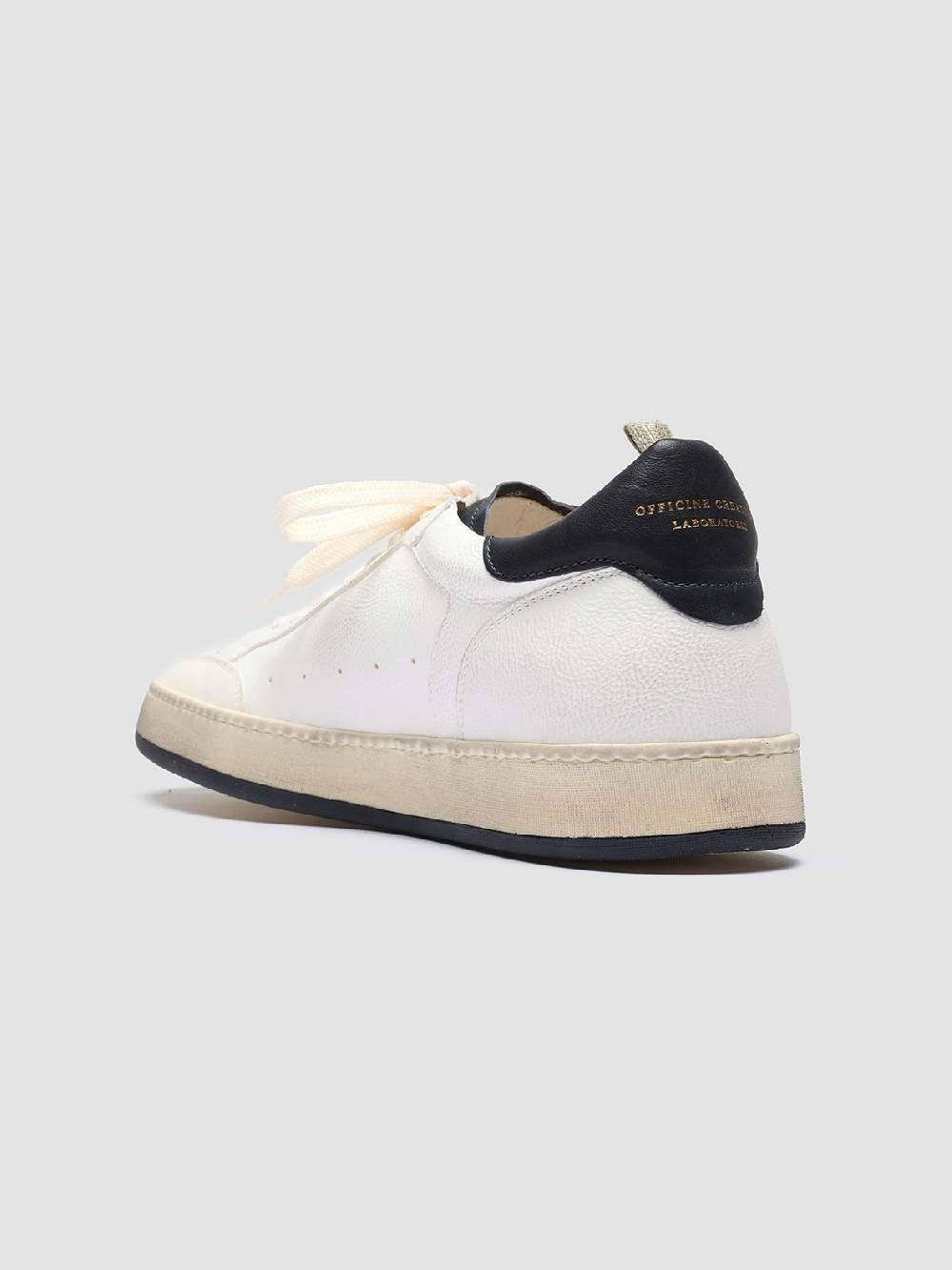 Officine Creative MAGIC 001 Sneakers in Pelle e Camoscio Bianco Nuovo