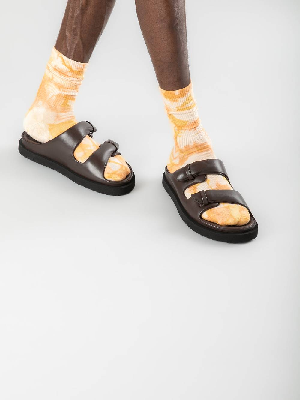 Officine Creative CHORA 001 Sandali in Pelle Marrone Promozione