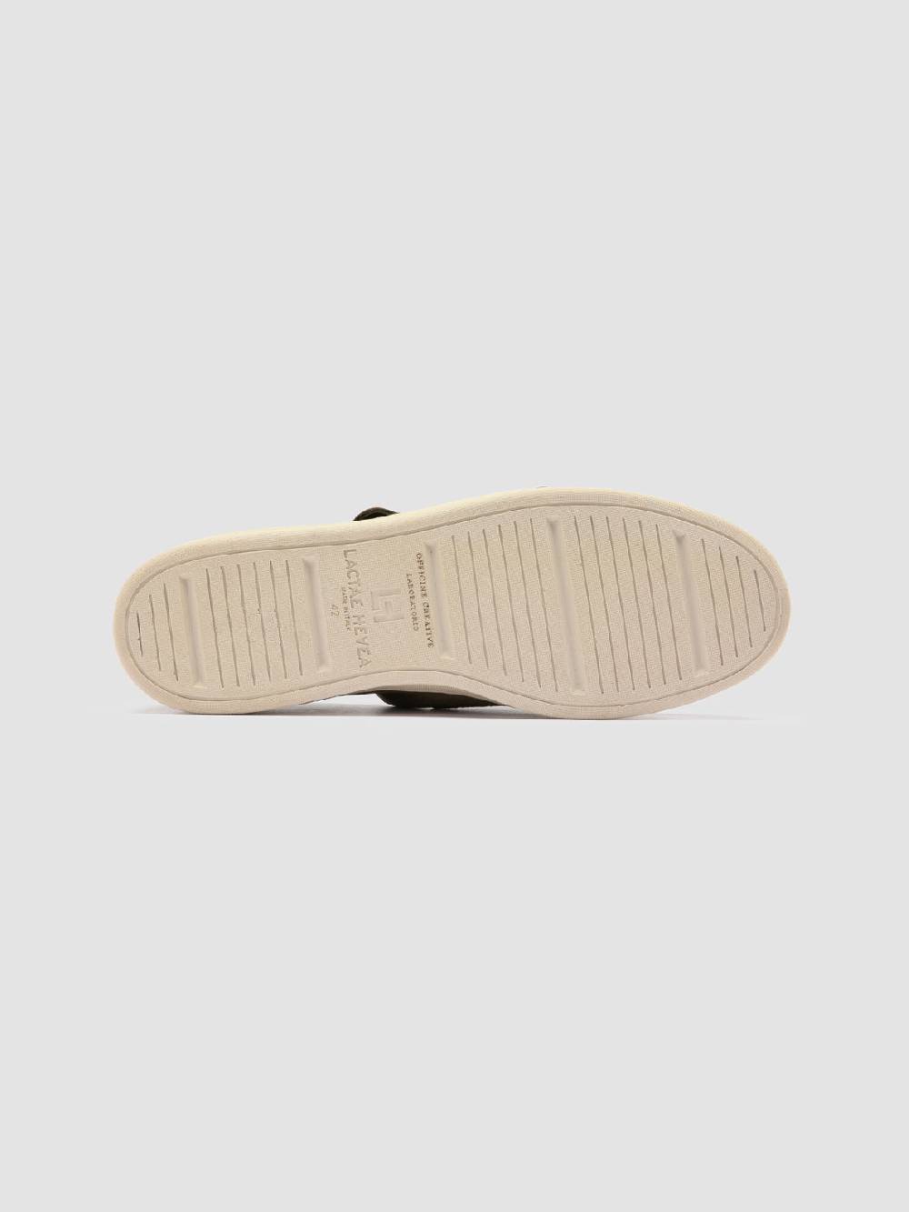Officine Creative HERBIE 005 Sneaker Basse in Pelle Verde Pezzi Unici