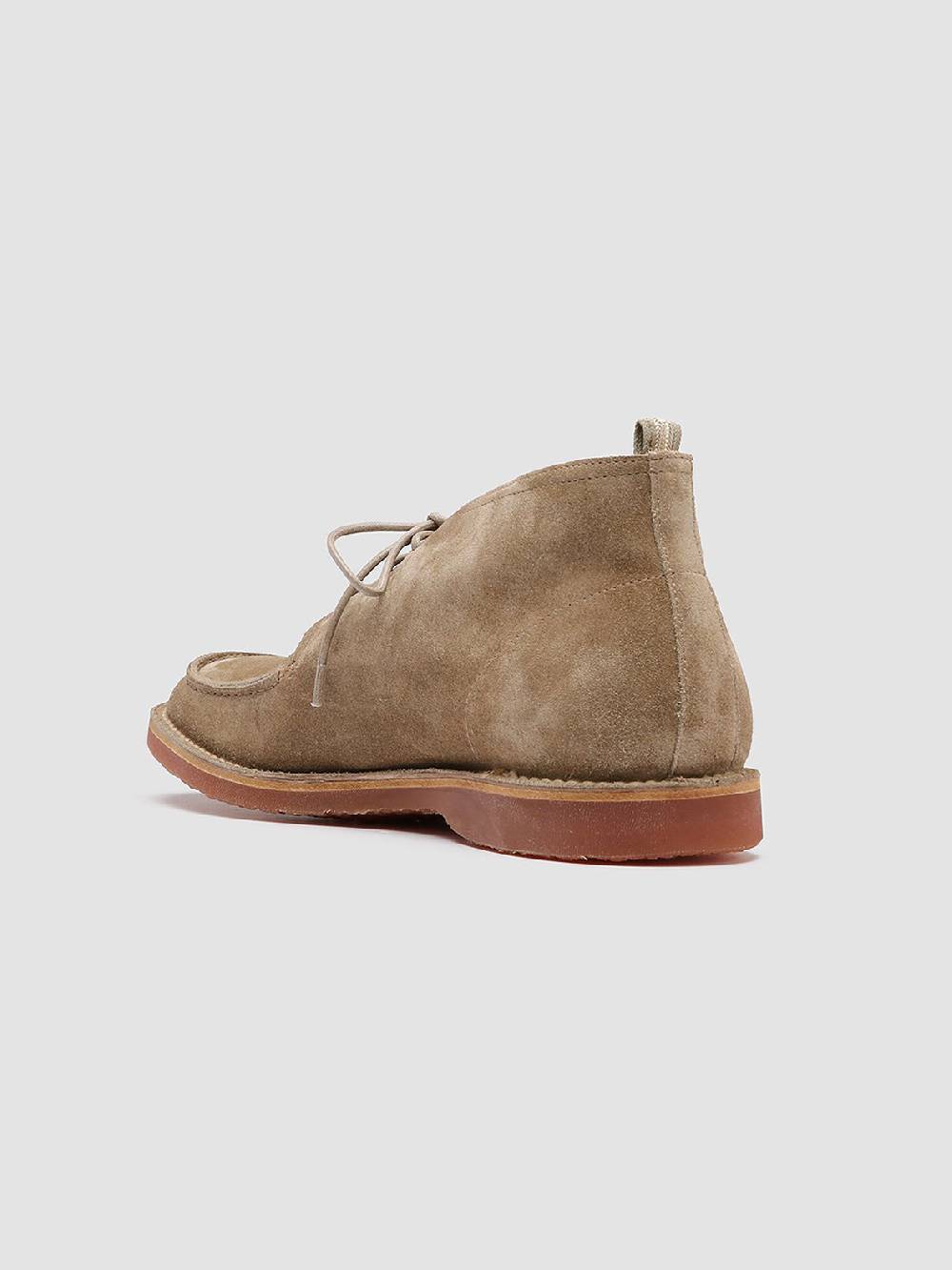 Officine Creative KENT 002 Stivaletti in Pelle Scamosciata Tortora Negozi Online