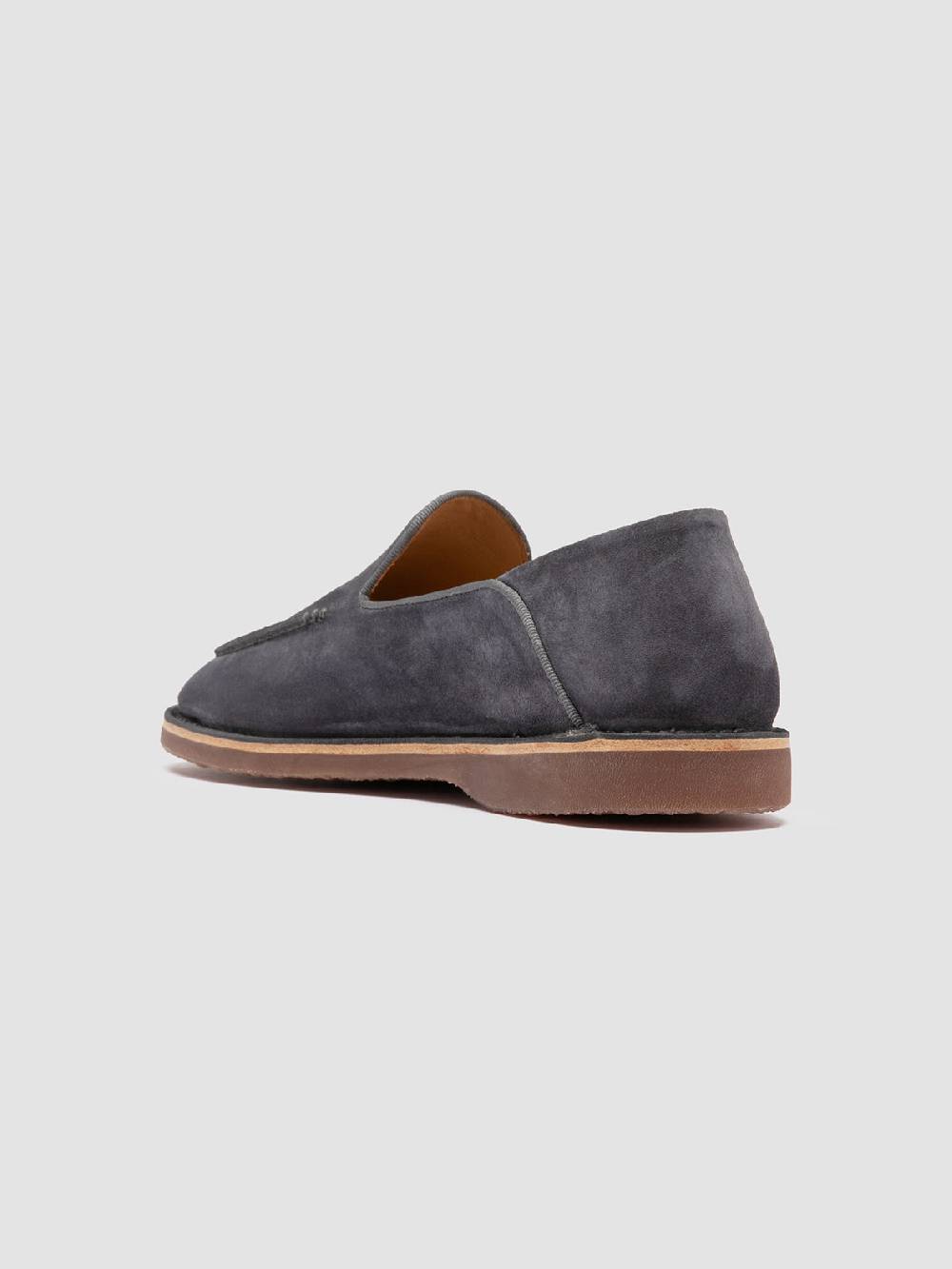Officine Creative KENT 007 Mocassini in Pelle Scamosciata Blu Promozione Limitata