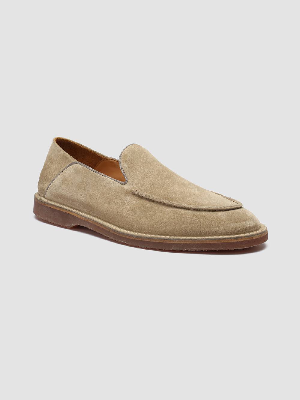 Officine Creative KENT 007 Mocassini in Pelle Scamosciata Marrone Fino Al -60%