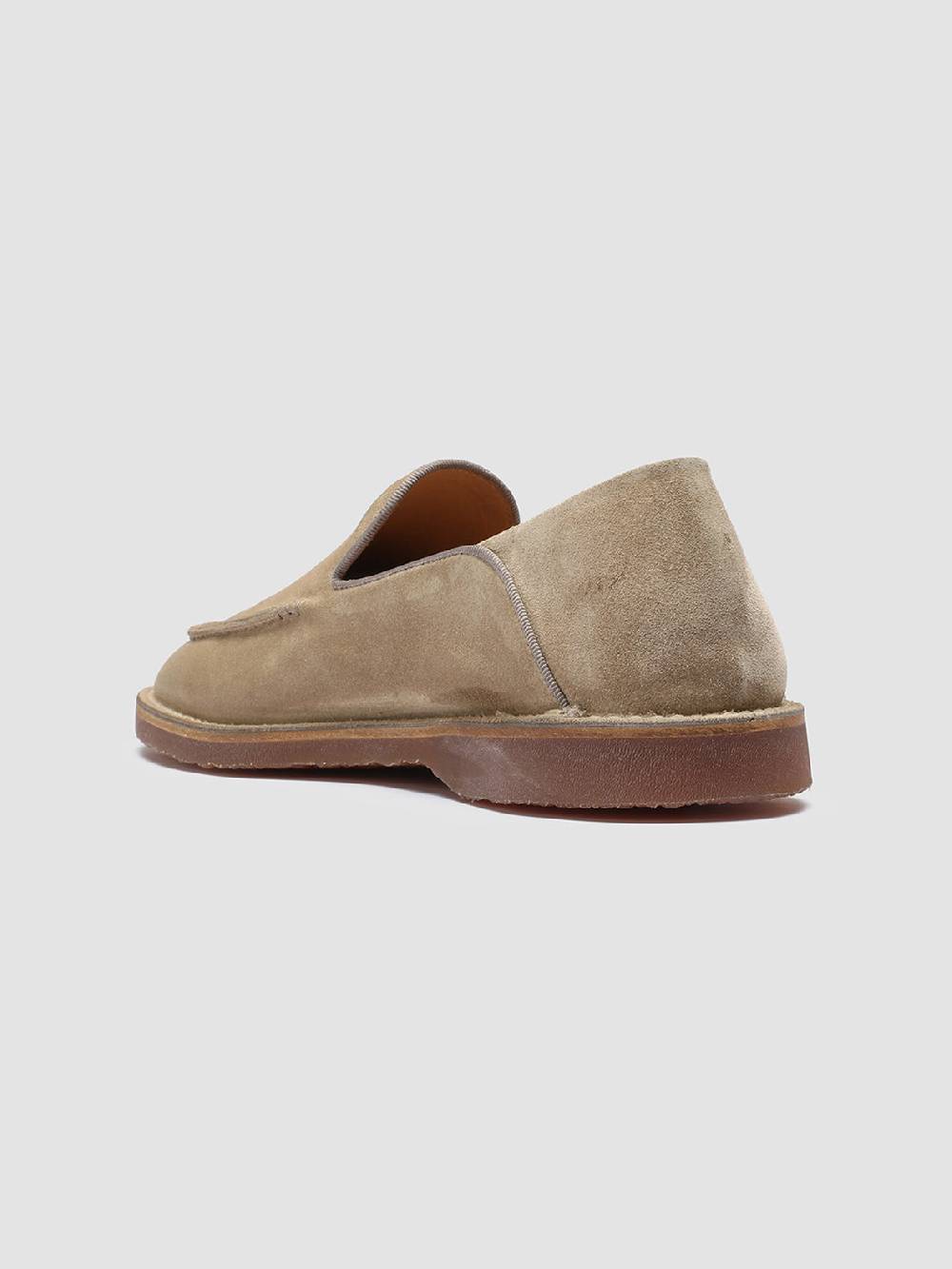 Officine Creative KENT 007 Mocassini in Pelle Scamosciata Marrone Fino Al -60%