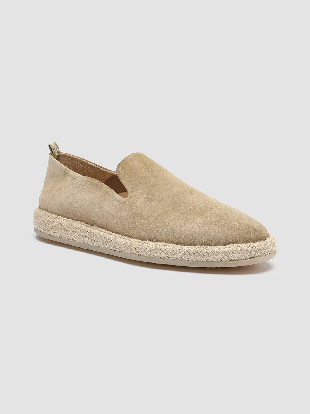 Officine Creative ROPED 002 Slip-on in Pelle Scamosciata Marrone Sottocosto
