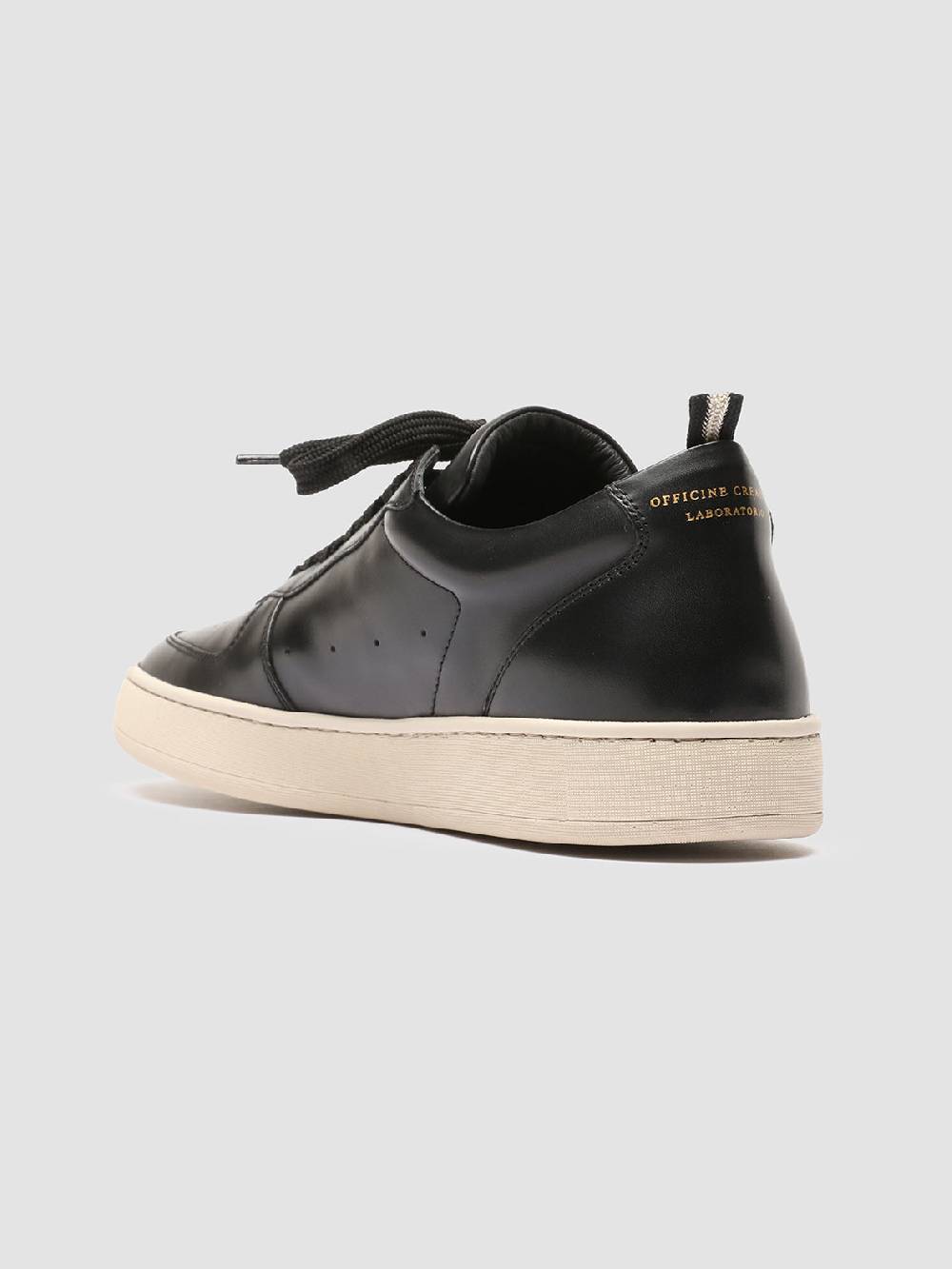 Officine Creative ASSET 001 Sneakers in Pelle Nera Offerta