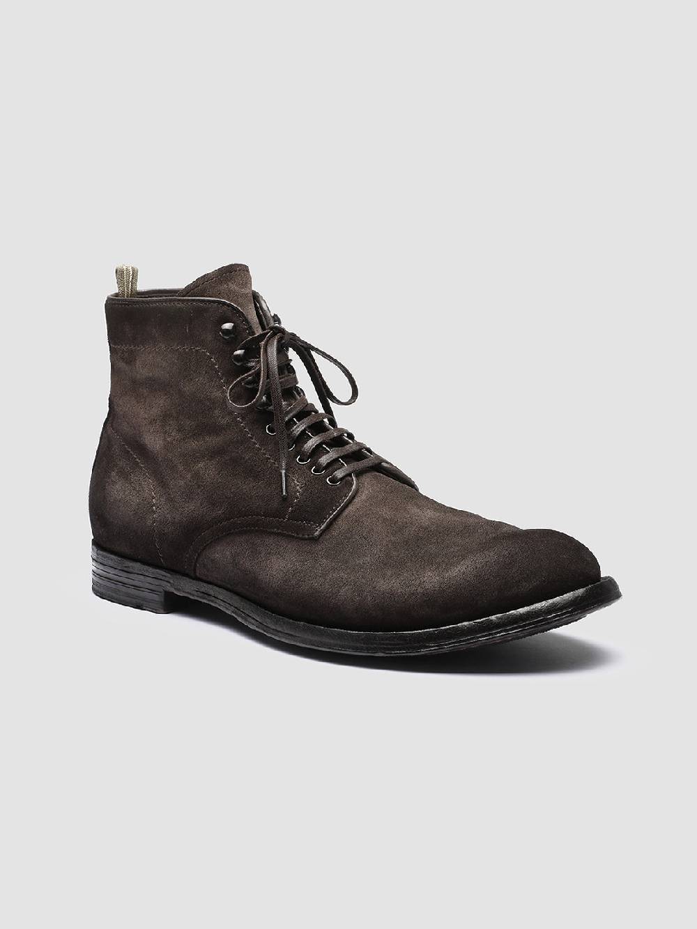 Officine Creative ANATOMIA 013 Stivaletti in Pelle Scamosciata Marrone Online