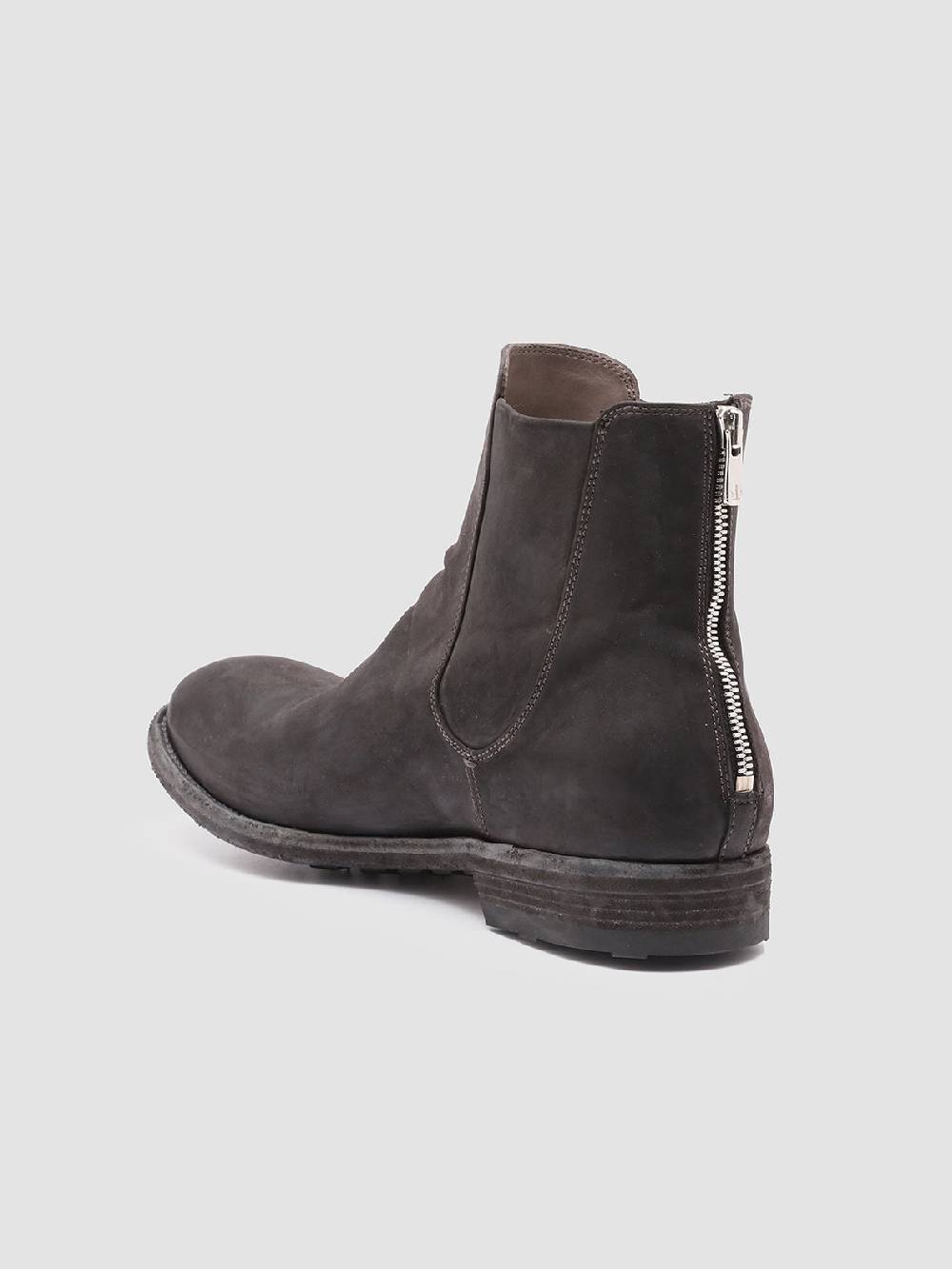 Officine Creative ARBUS 021 Stivaletti Chelsea in Pelle Grigia Outlet